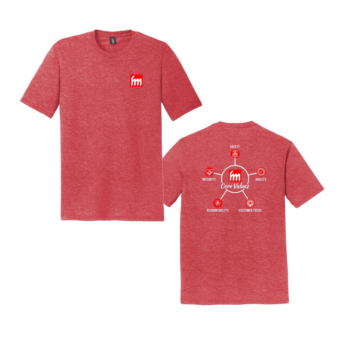 District Perfect Tri Tee. DM130. [SCREENPRINT](+) Custom Threads