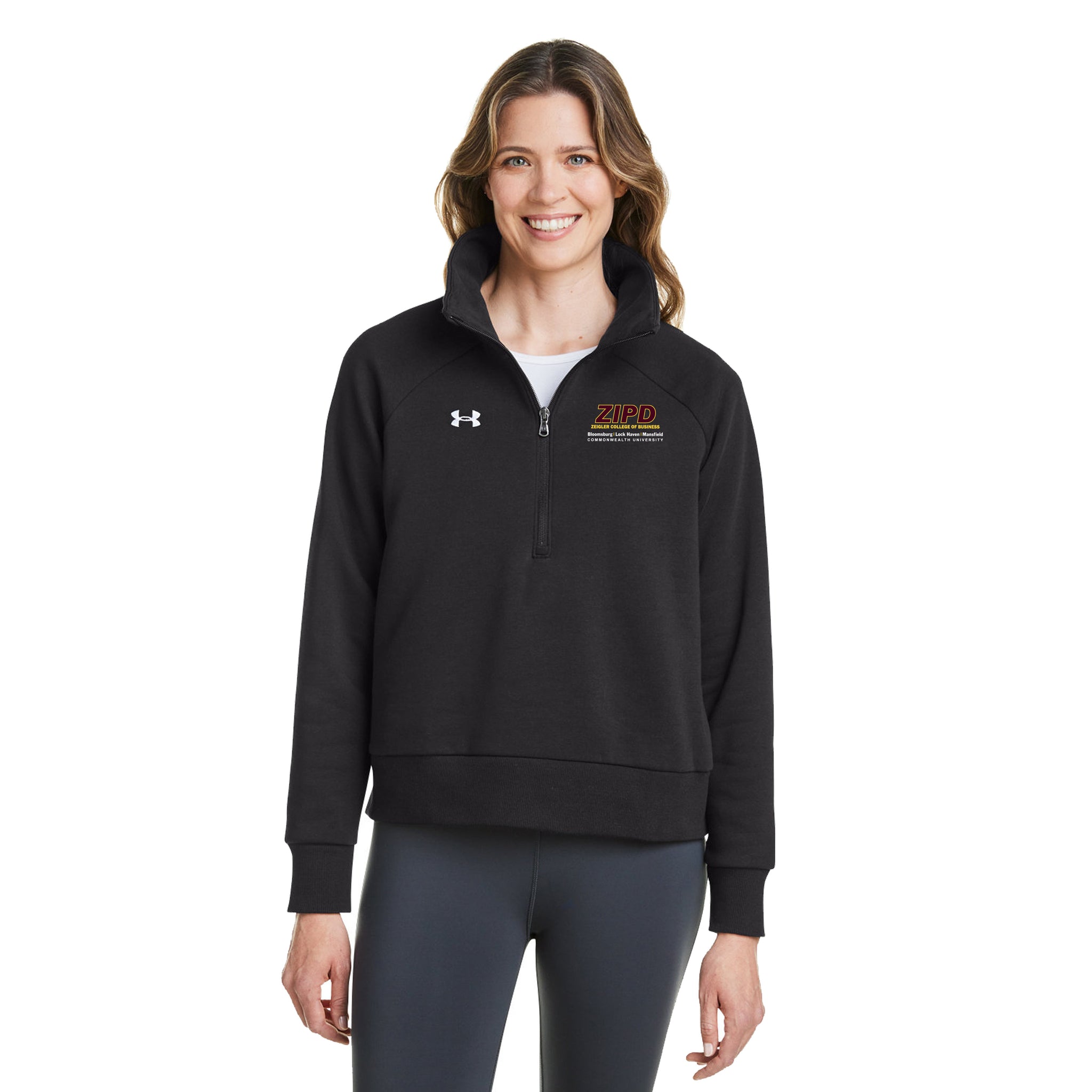 Under Armour - Ladies' Rival Fleece Quarter-Zip. 1379492.