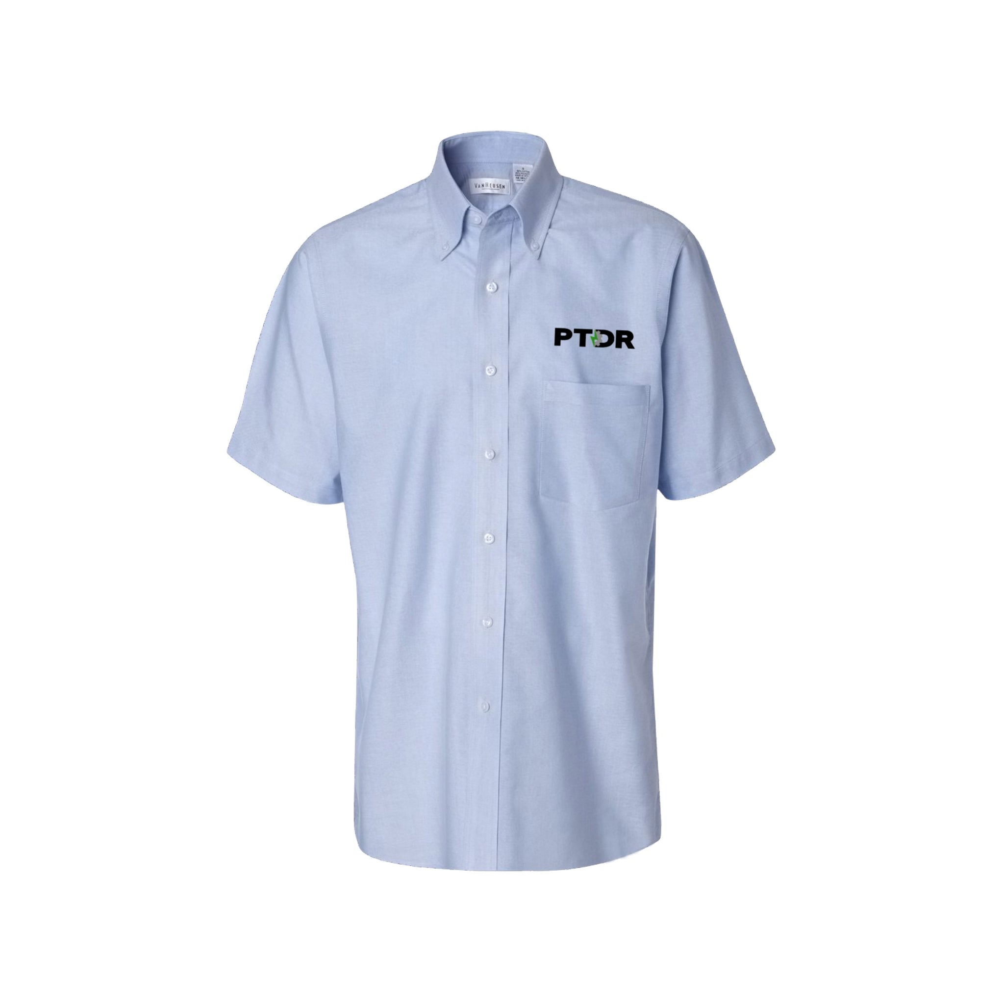 Van Heusen - Short Sleeve Oxford Shirt. 13V0042.