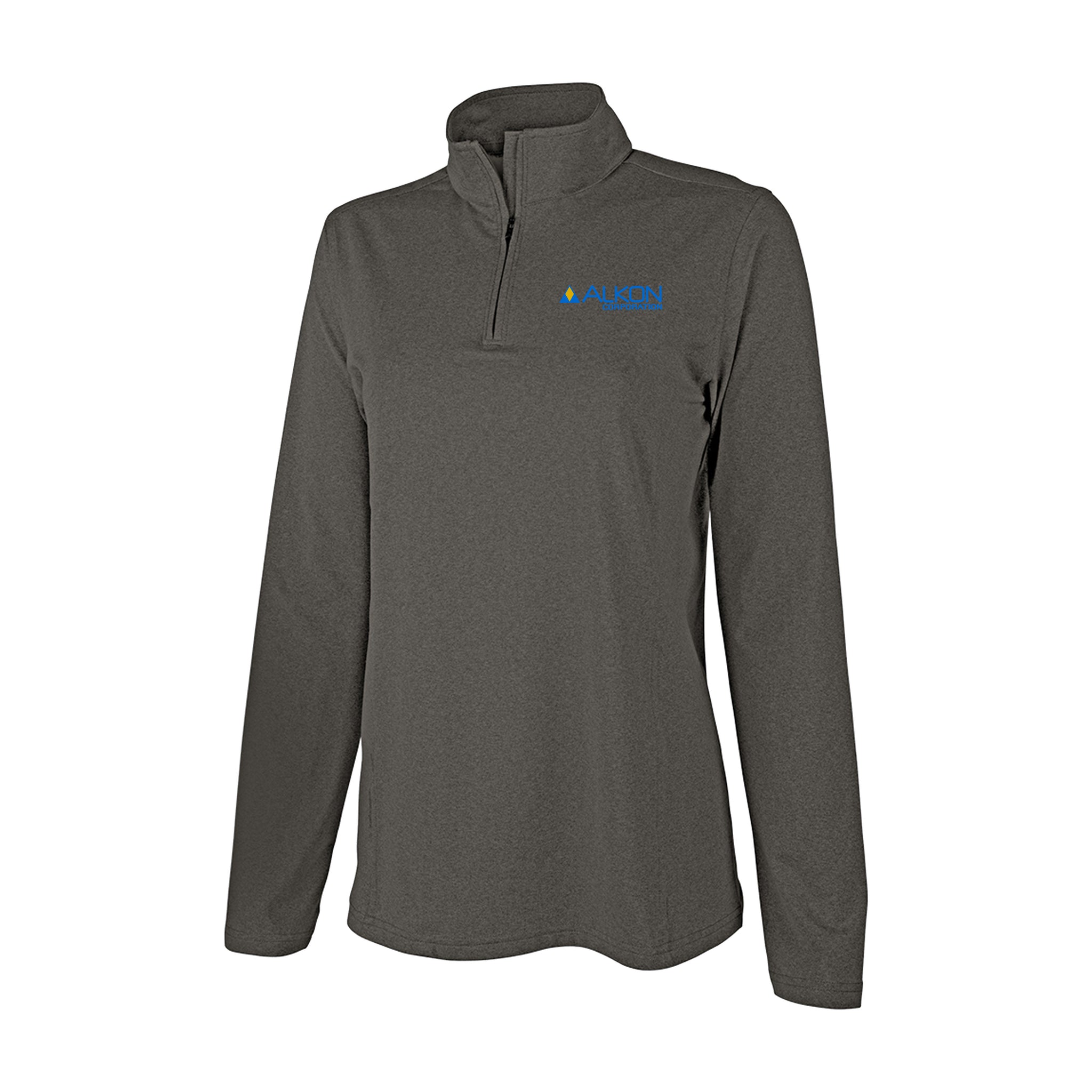 Charles River - Ladies Heathered Eco-Logic Stretch Quarter Zip. 5468.