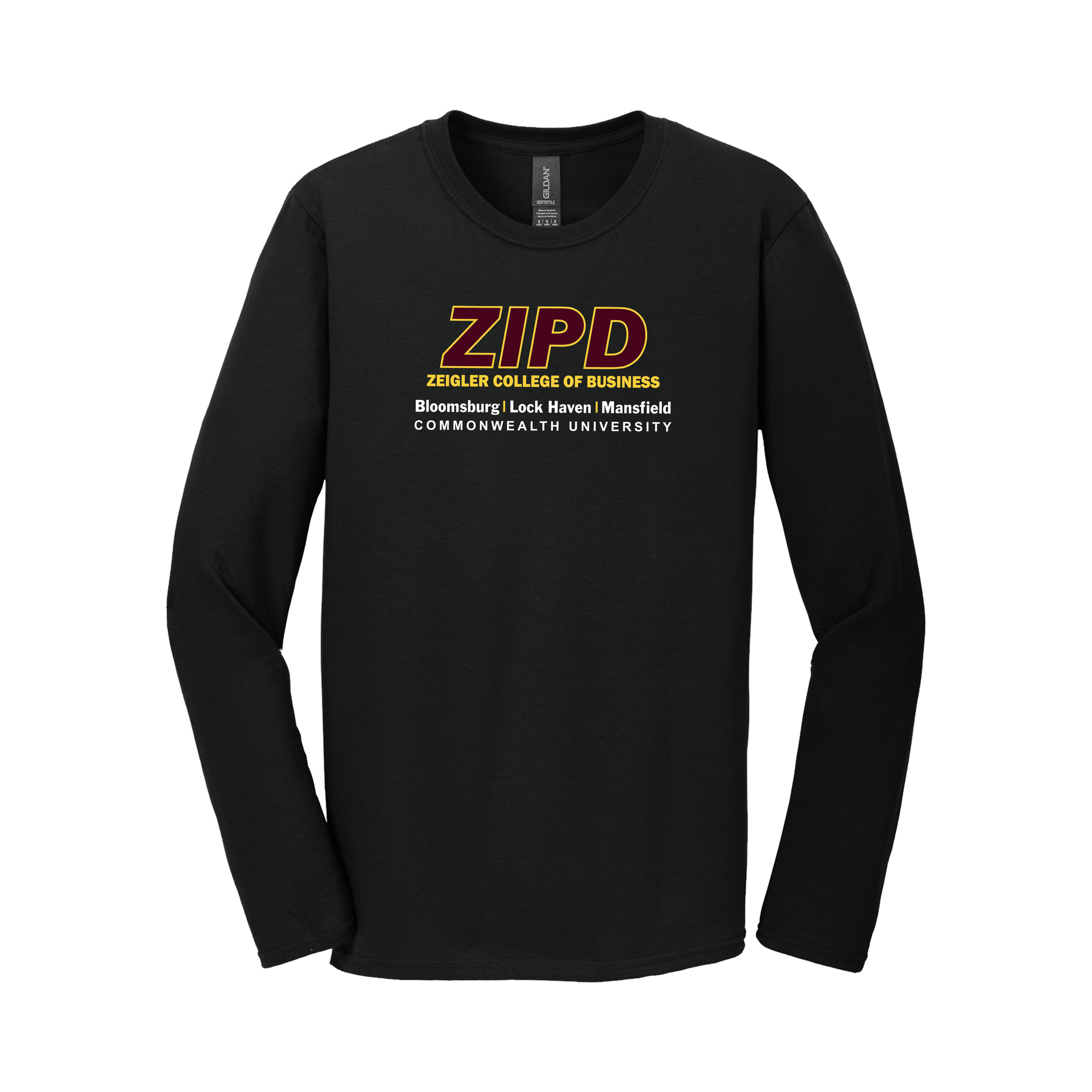 Gildan - Long Sleeve Softstyle Tee. 64400. [SCREENPRINT]