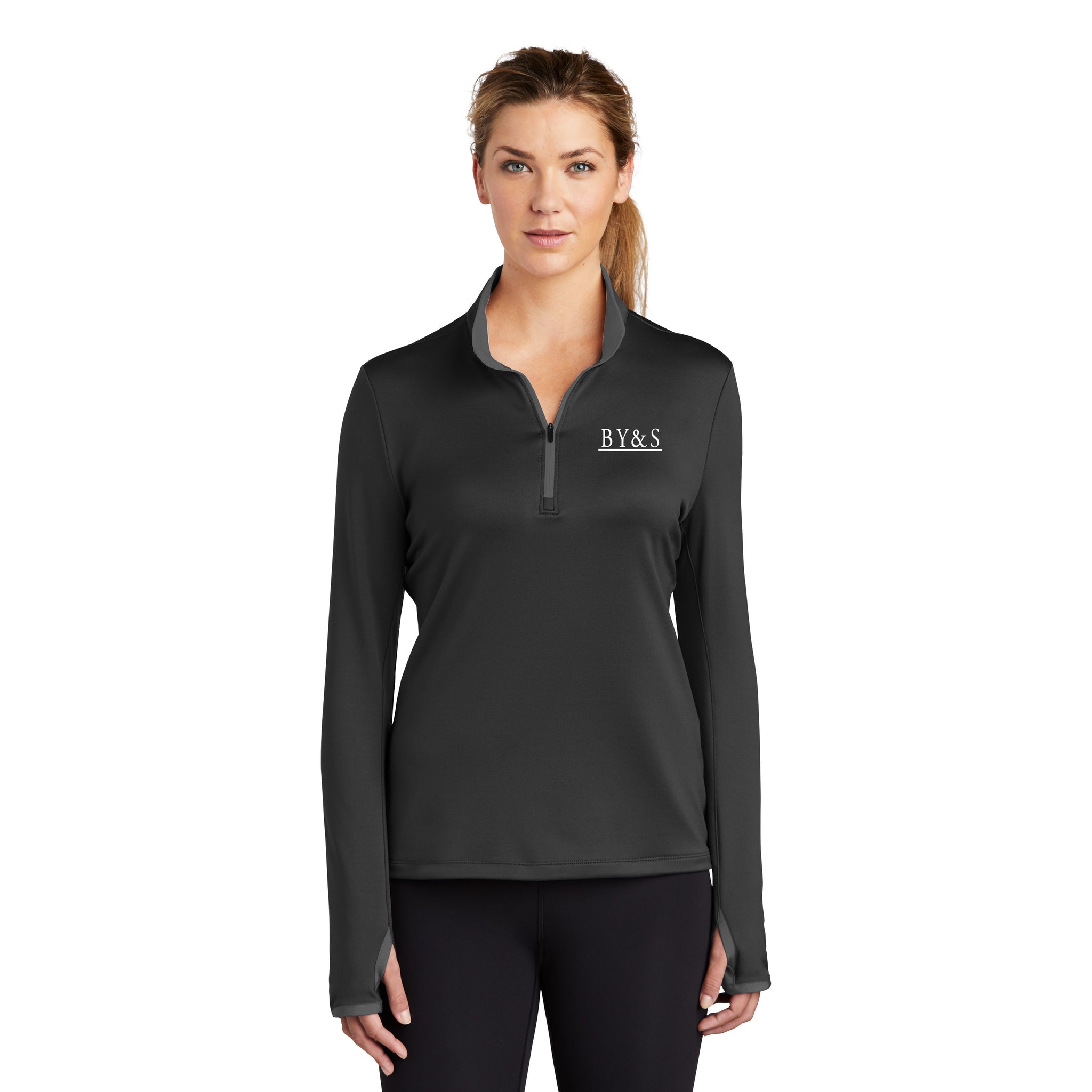 Nike - Ladies Dri-FIT Stretch 1/2-Zip Cover-Up. 779796.