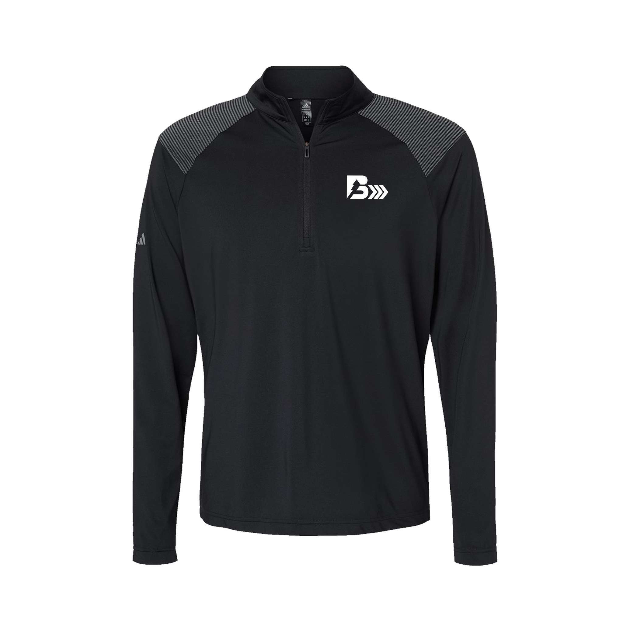 Adidas - Men's Ultimate365 Lightweight Shoulder Stripe Quarter-Zip Pullover. A520.