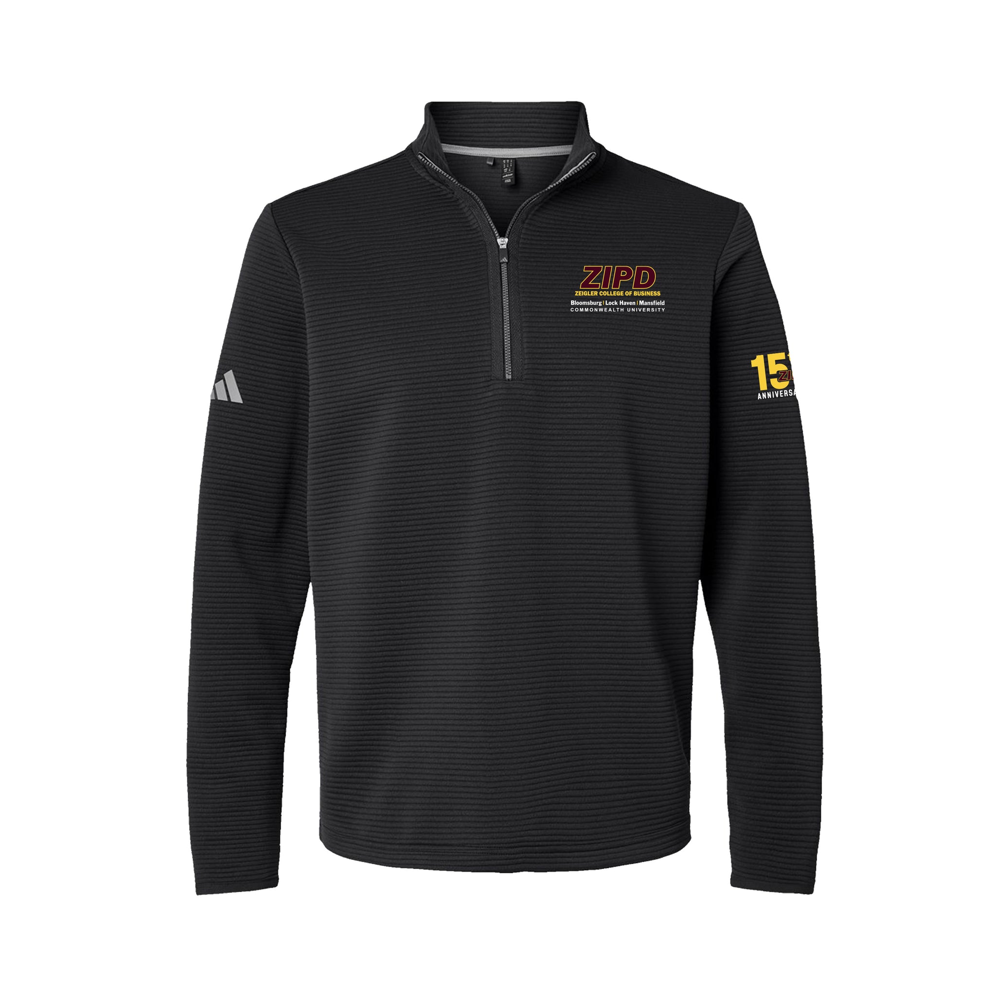 Adidas - Spacer Quarter-Zip Pullover. A588. [+SLEEVE]