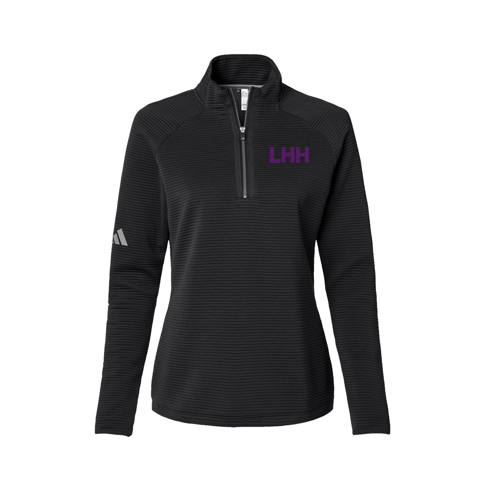 Adidas - Ladies Spacer Quarter-Zip Pullover. A589.