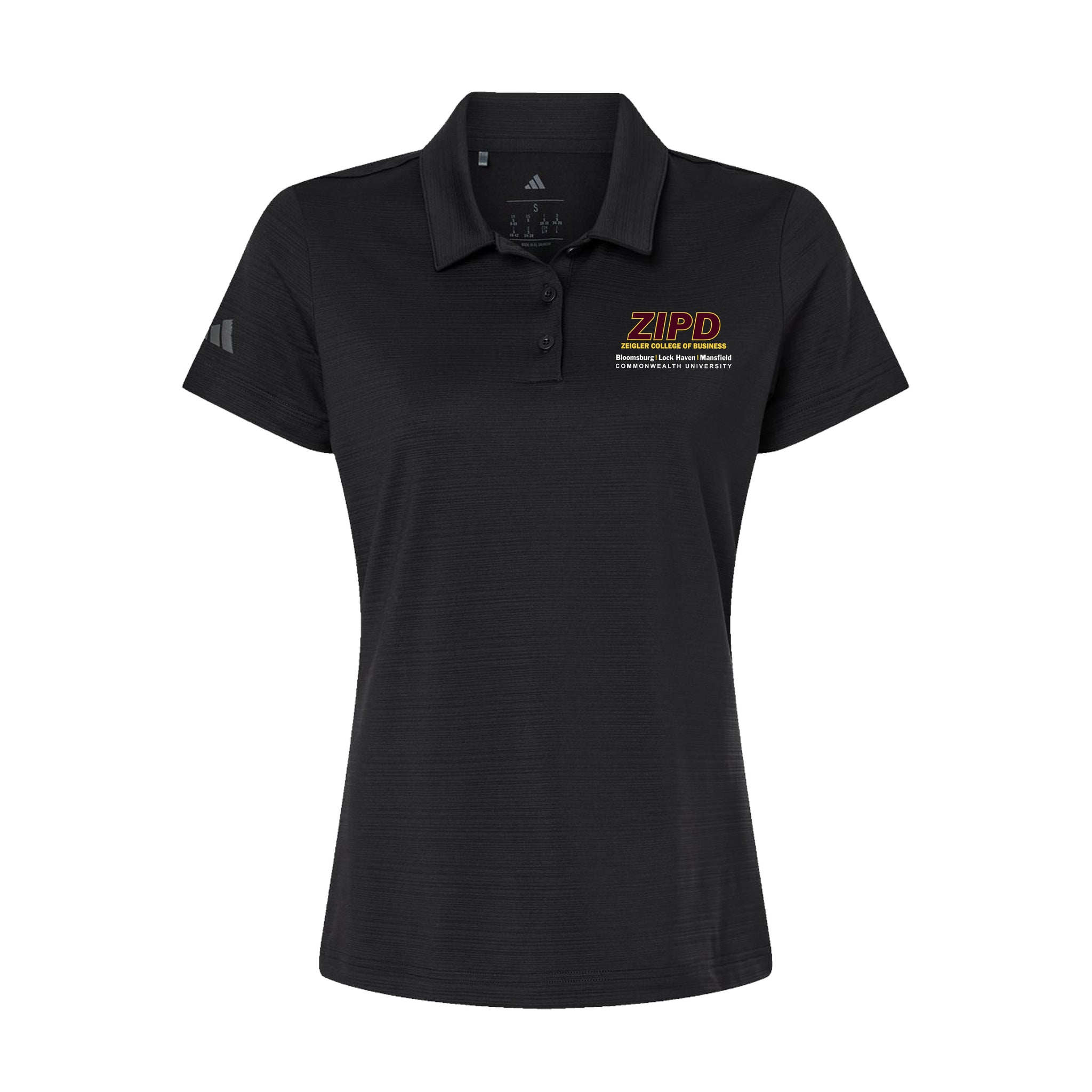 Adidas - Ladies Textured Stripe Polo. A707.