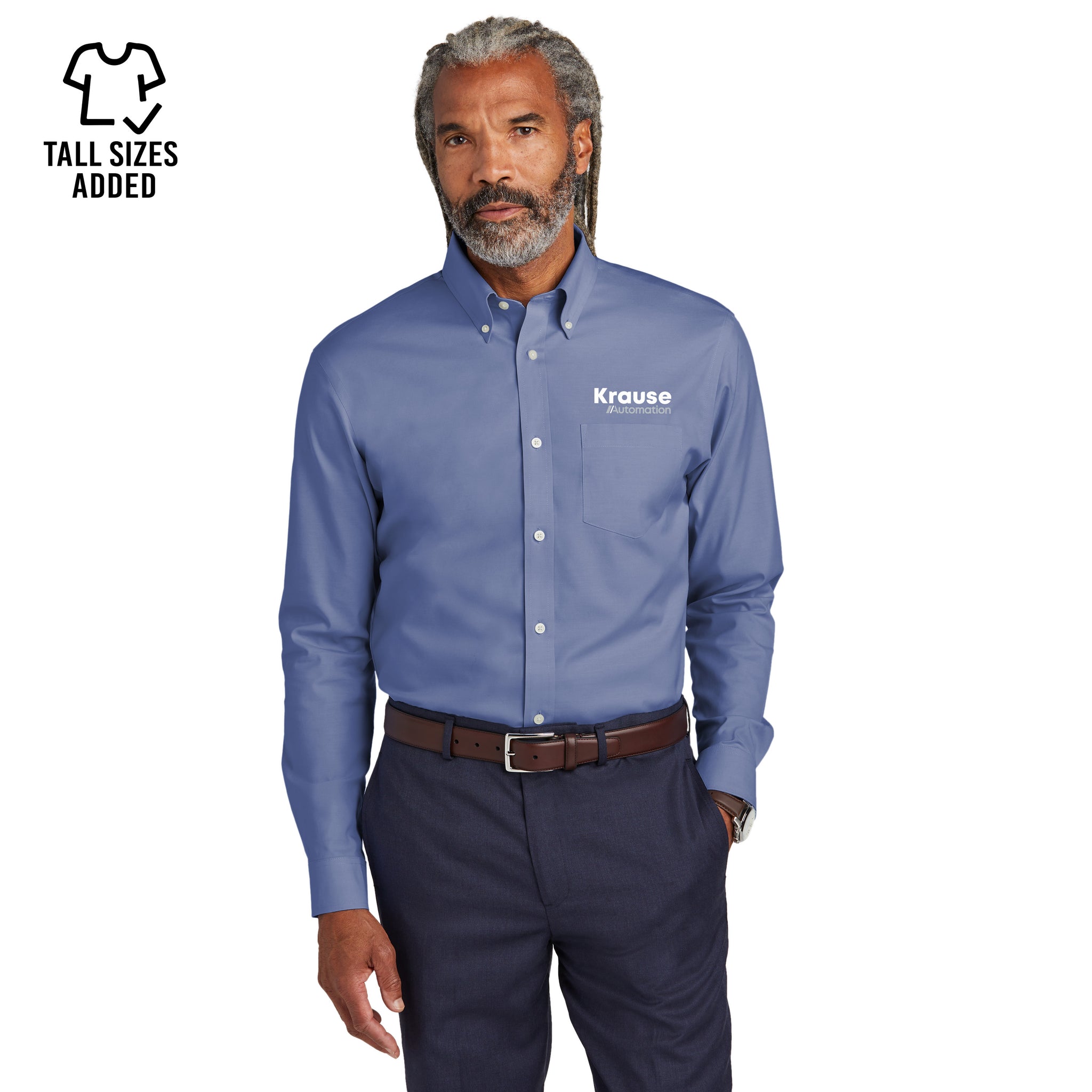 Brooks Brothers - Wrinkle-Free Stretch Pinpoint Shirt. BB18000.