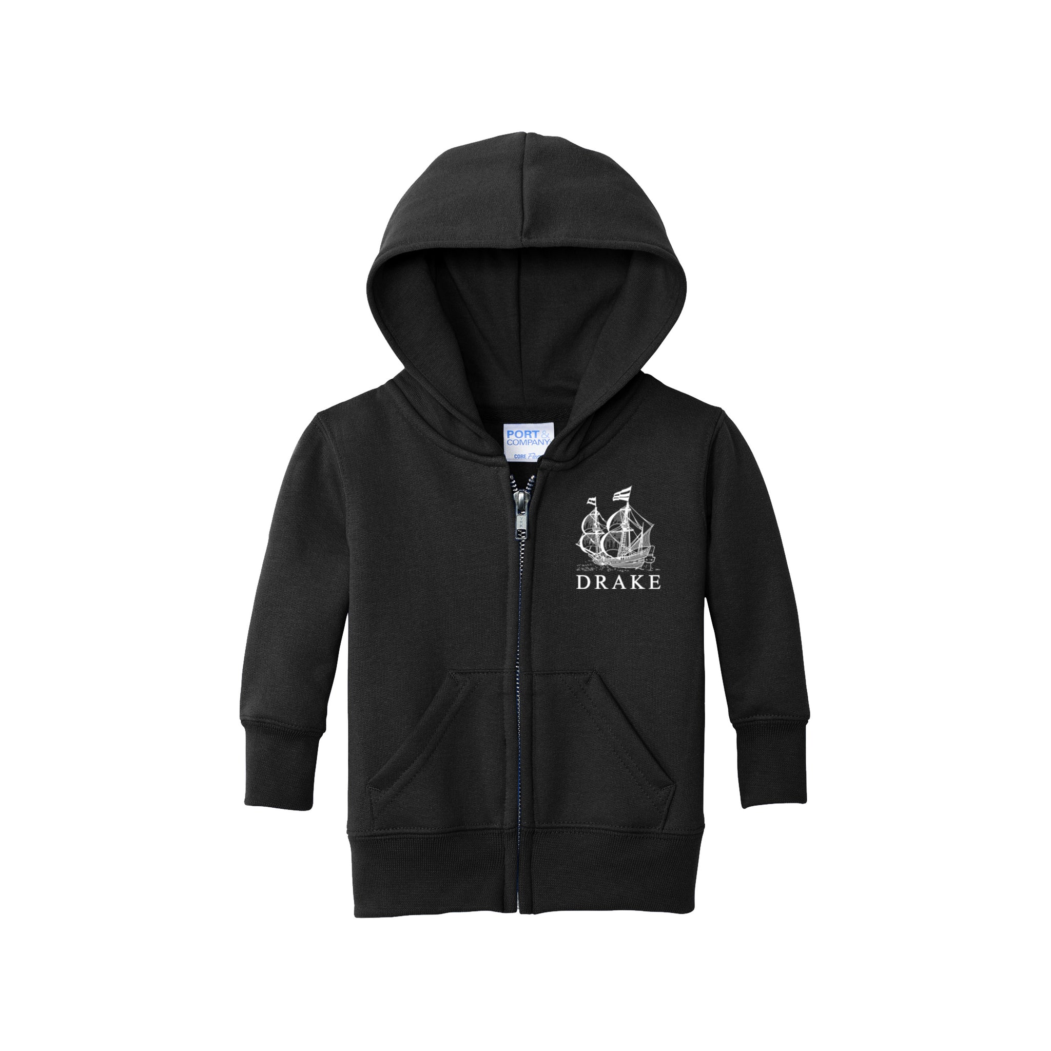 Port & Company - Infant Fleece Full-Zip Hooded Sweatshirt. CAR78IZH.