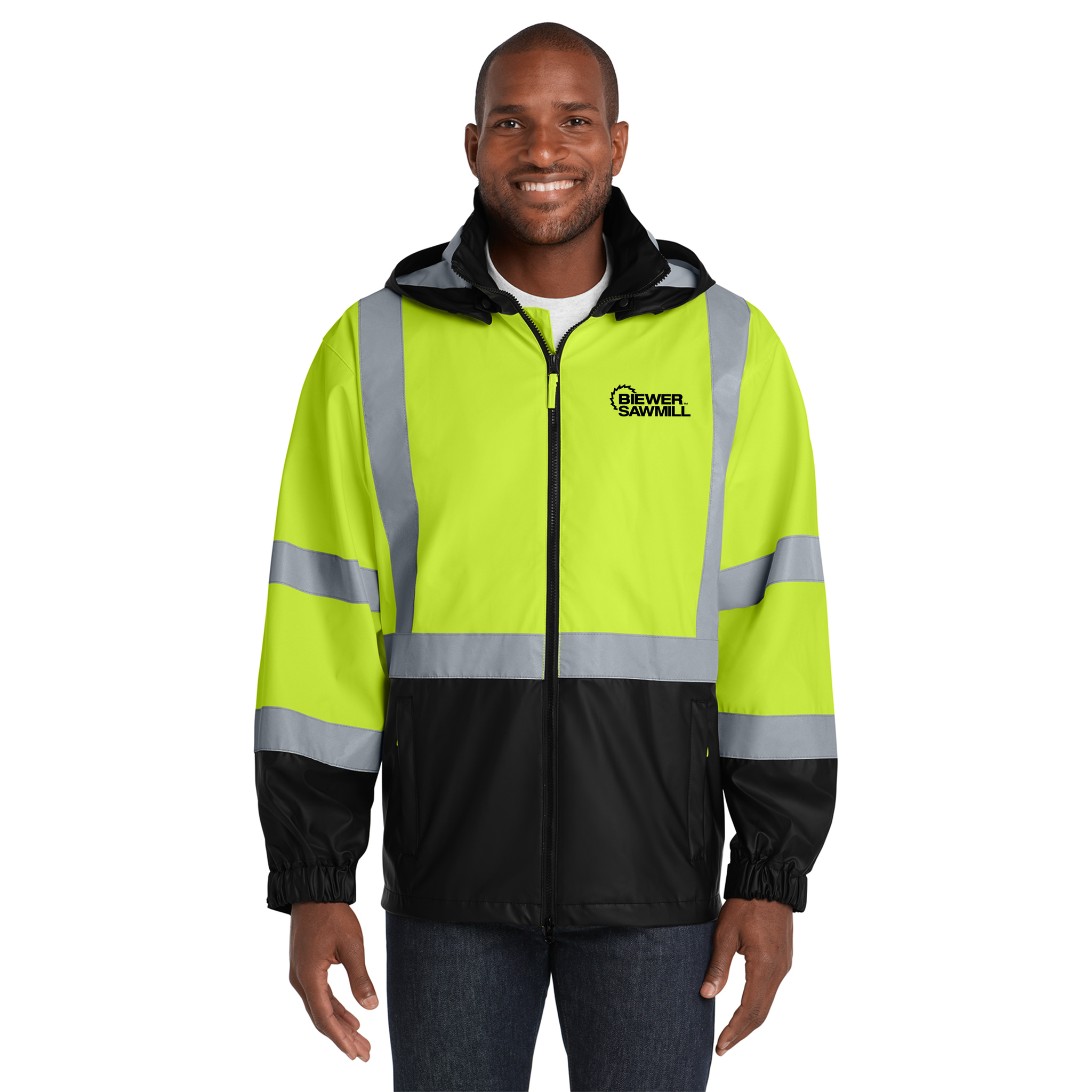 CornerStone - ANSI 107 Class 3 Safety Windbreaker. CSJ25.