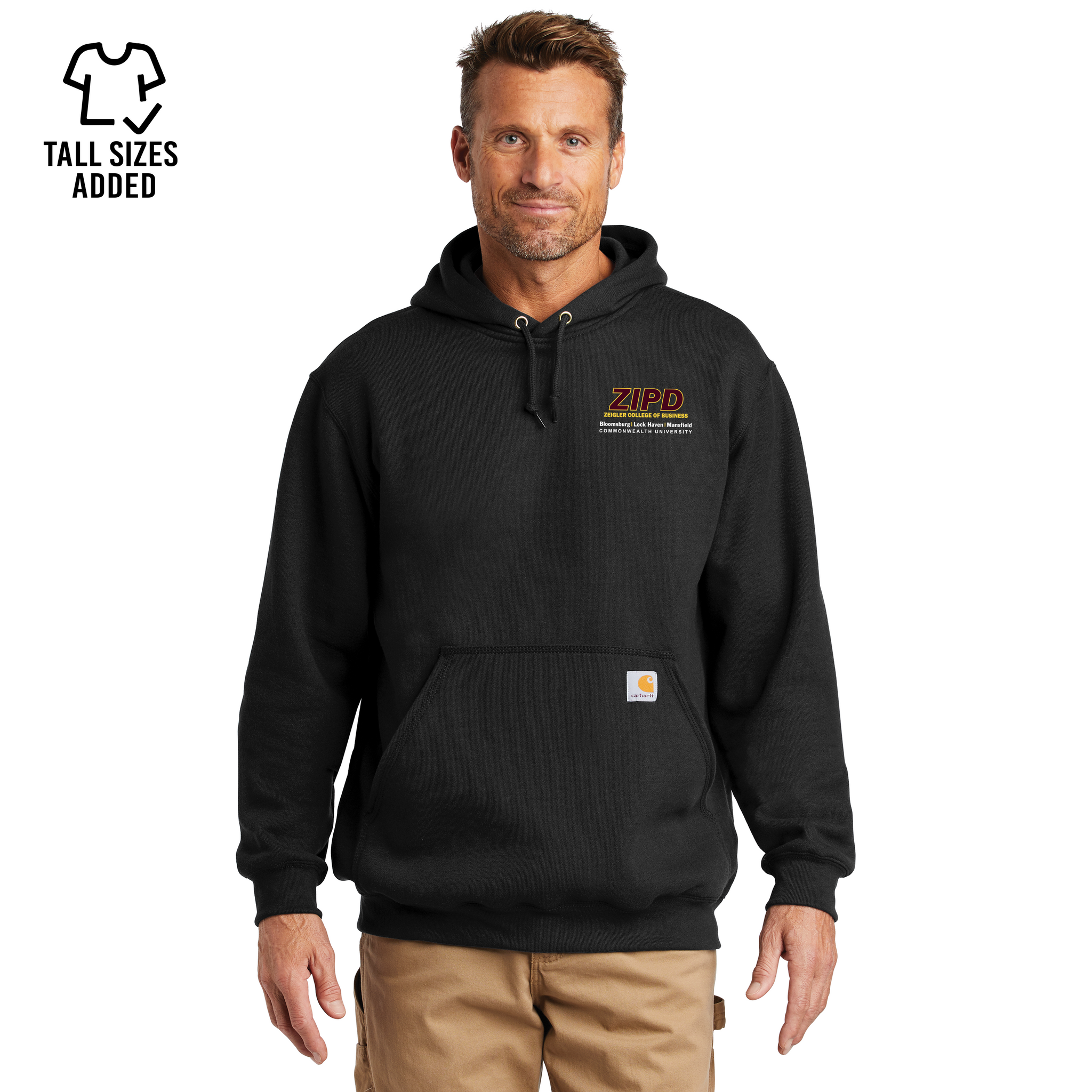 Carhartt - Midweight Hooded Sweatshirt. CTK121.