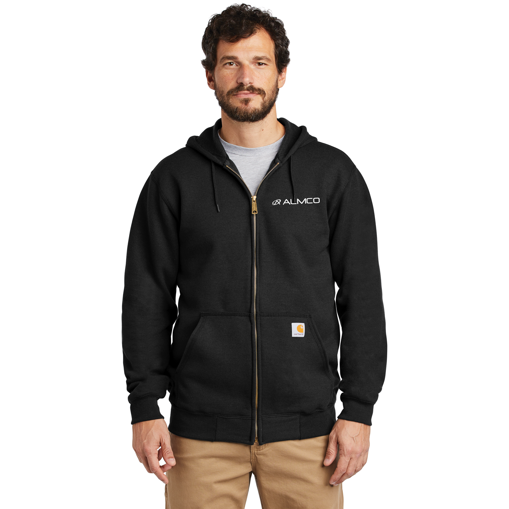 Carhartt - Midweight Hooded Zip-Front Sweatshirt. CTK122.