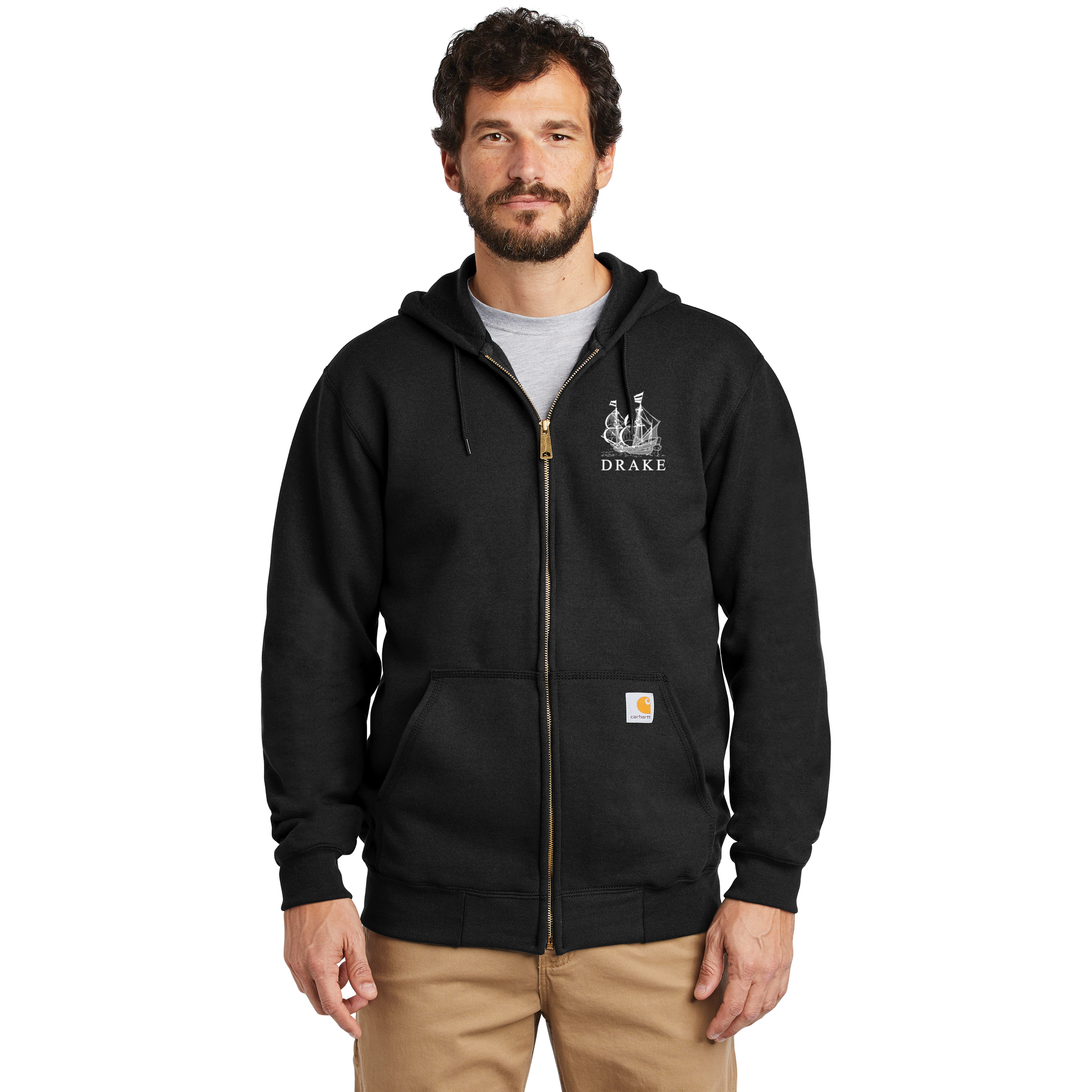 Carhartt - Midweight Hooded Zip-Front Sweatshirt. CTK122.