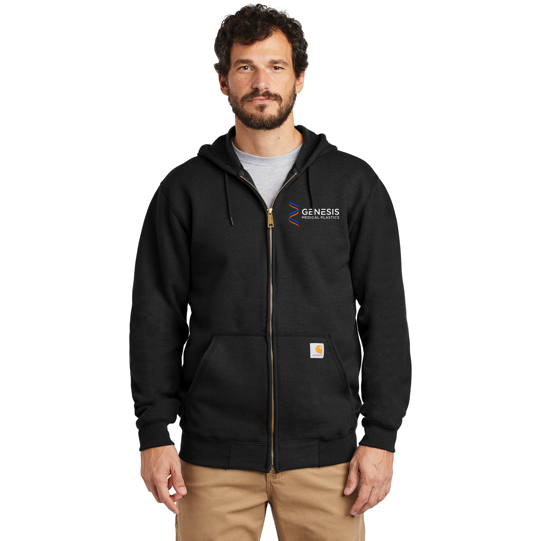 Carhartt - Midweight Hooded Zip-Front Sweatshirt. CTK122.