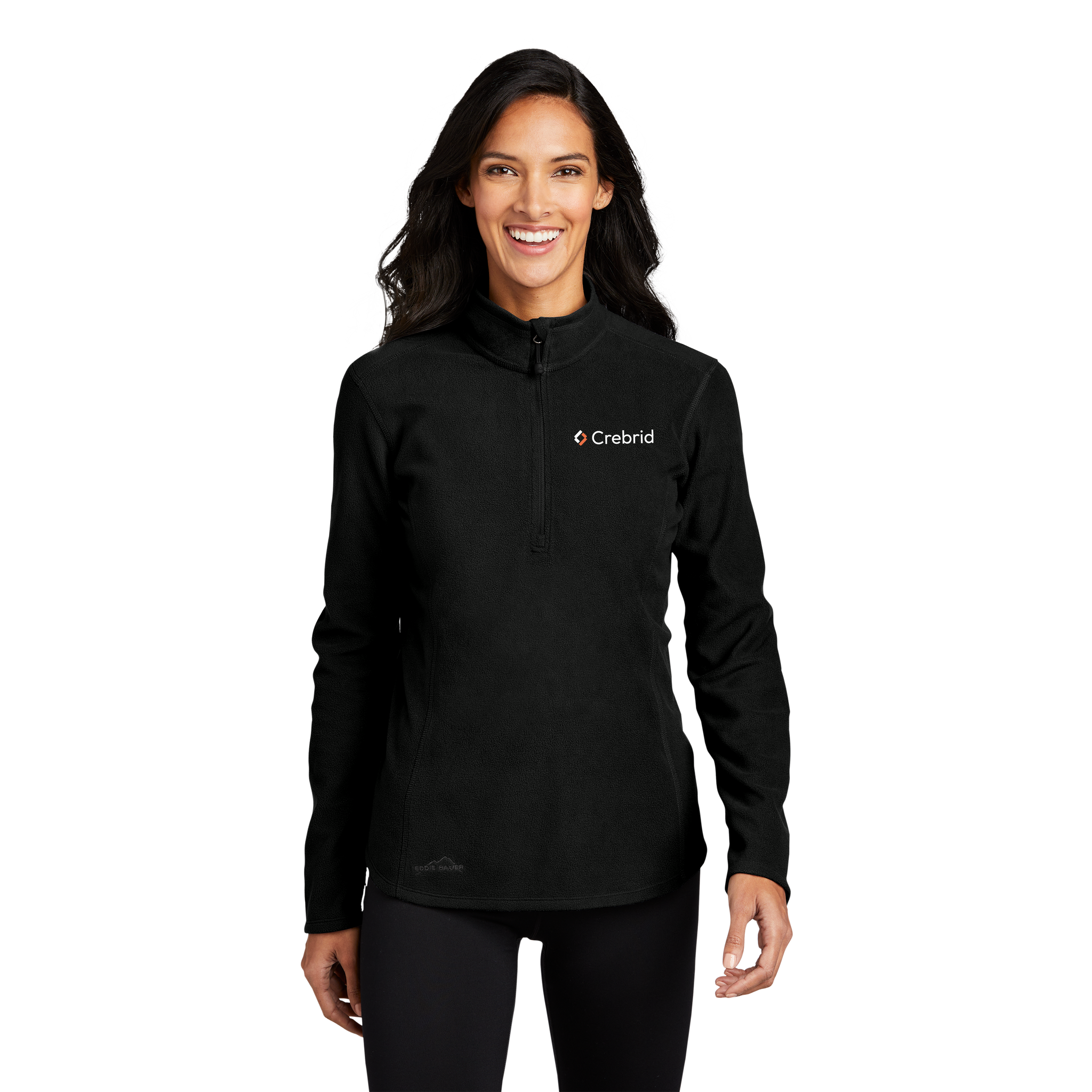 Eddie Bauer - Ladies 1/2-Zip Microfleece Pullover. EB227.