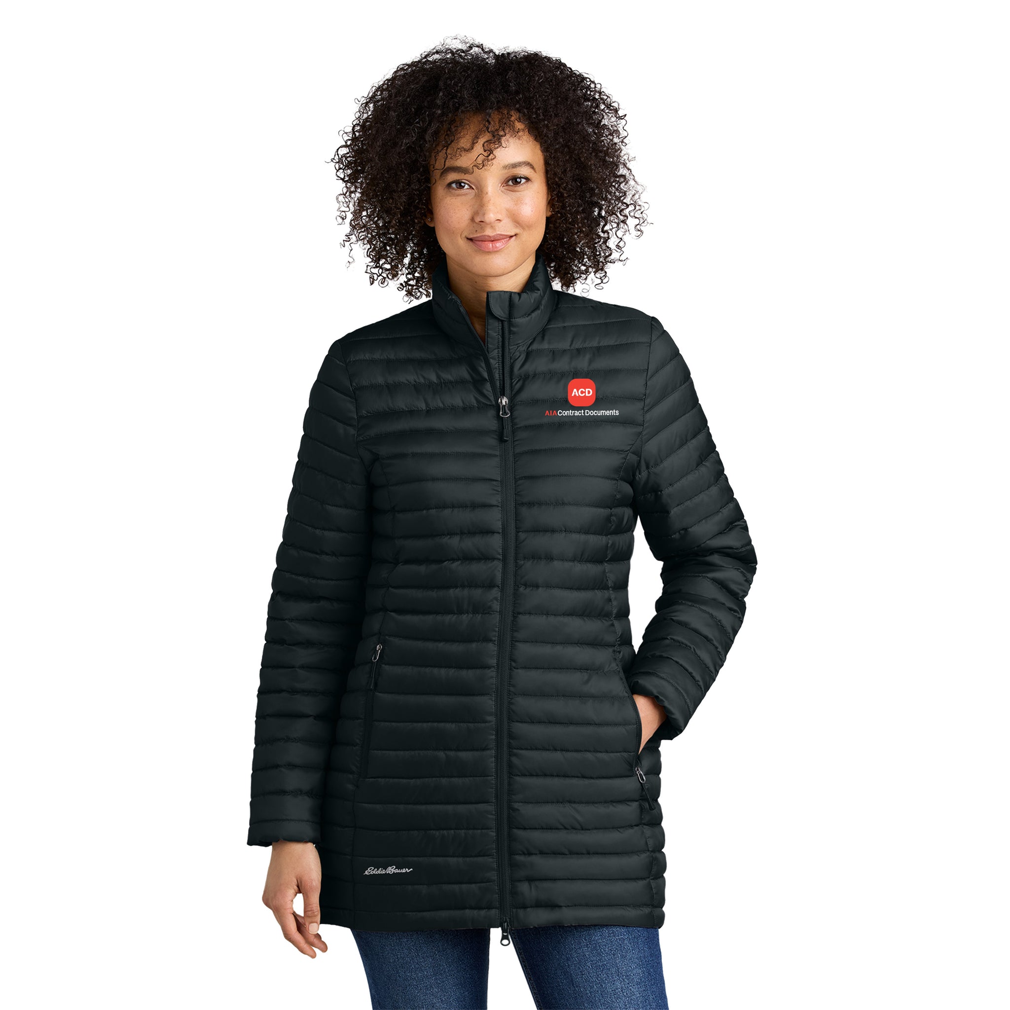 Eddie Bauer - Ladies Packable Quilted Full-Zip. EB515.
