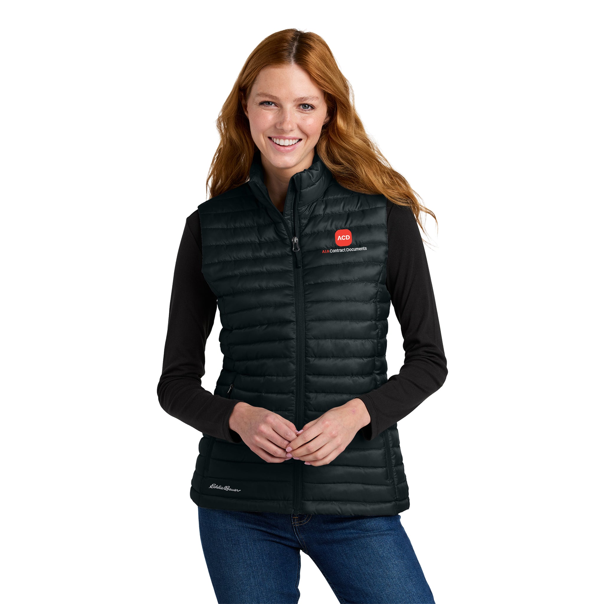 Eddie Bauer - Ladies Packable Quilted Vest. EB517.