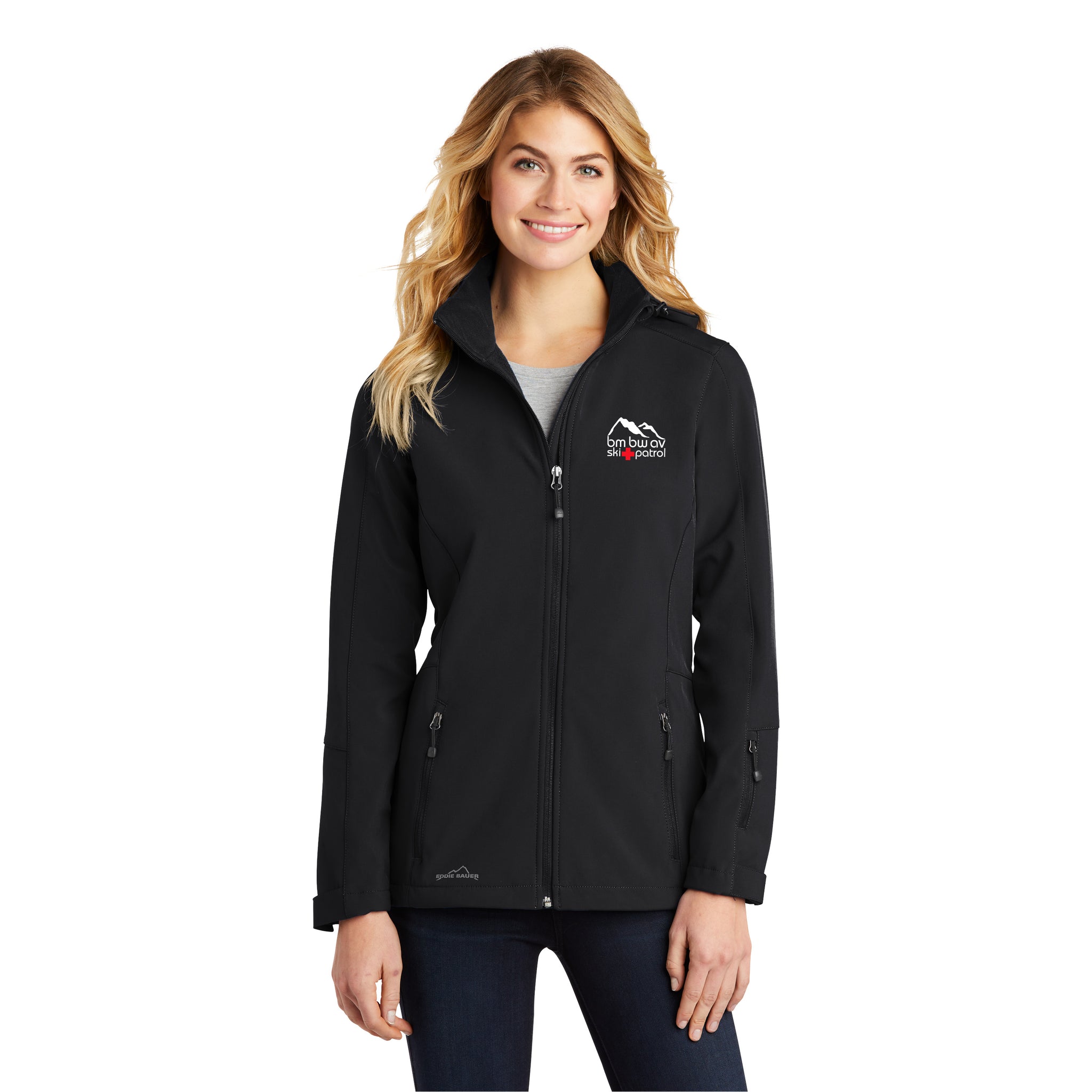 Eddie Bauer - Women's Hooded Soft Shell Parka. EB537.