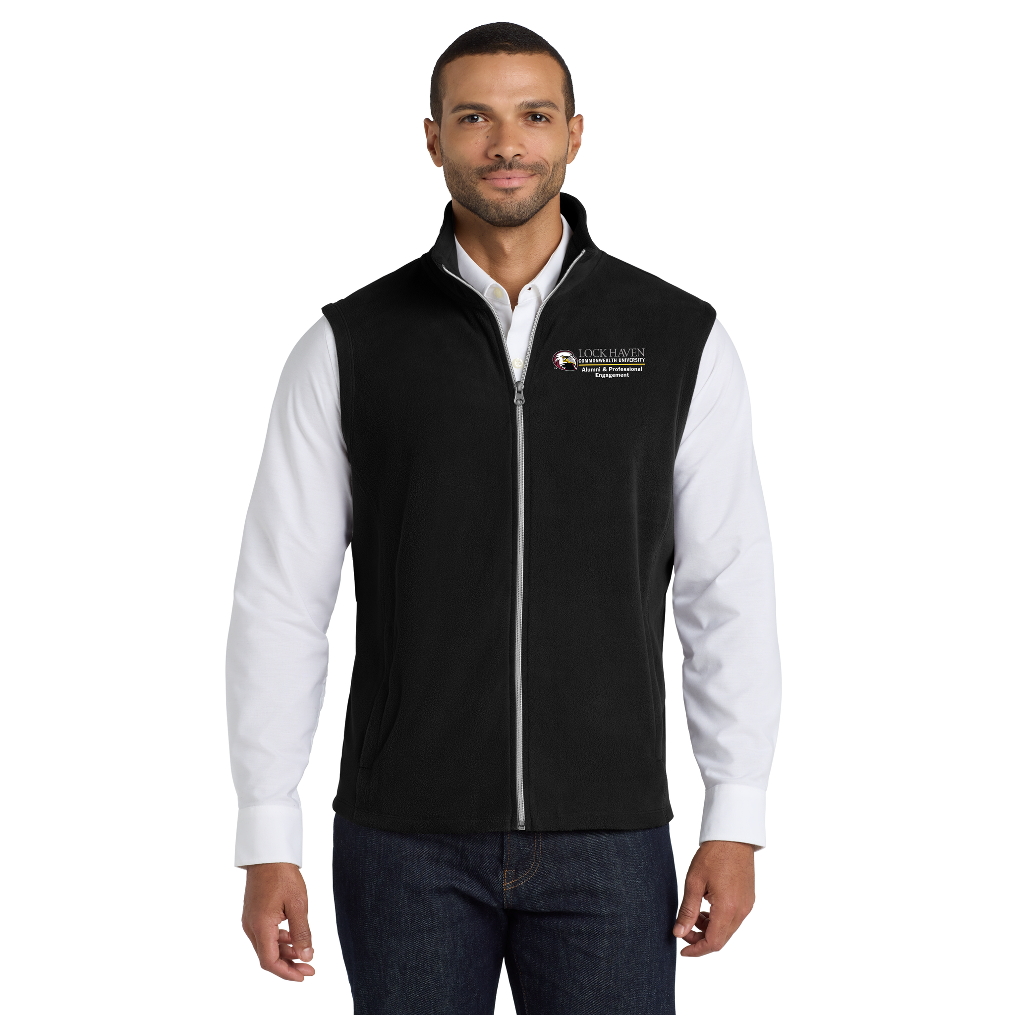 Port Authority - Microfleece Vest. F226. (LOCK HAVEN)