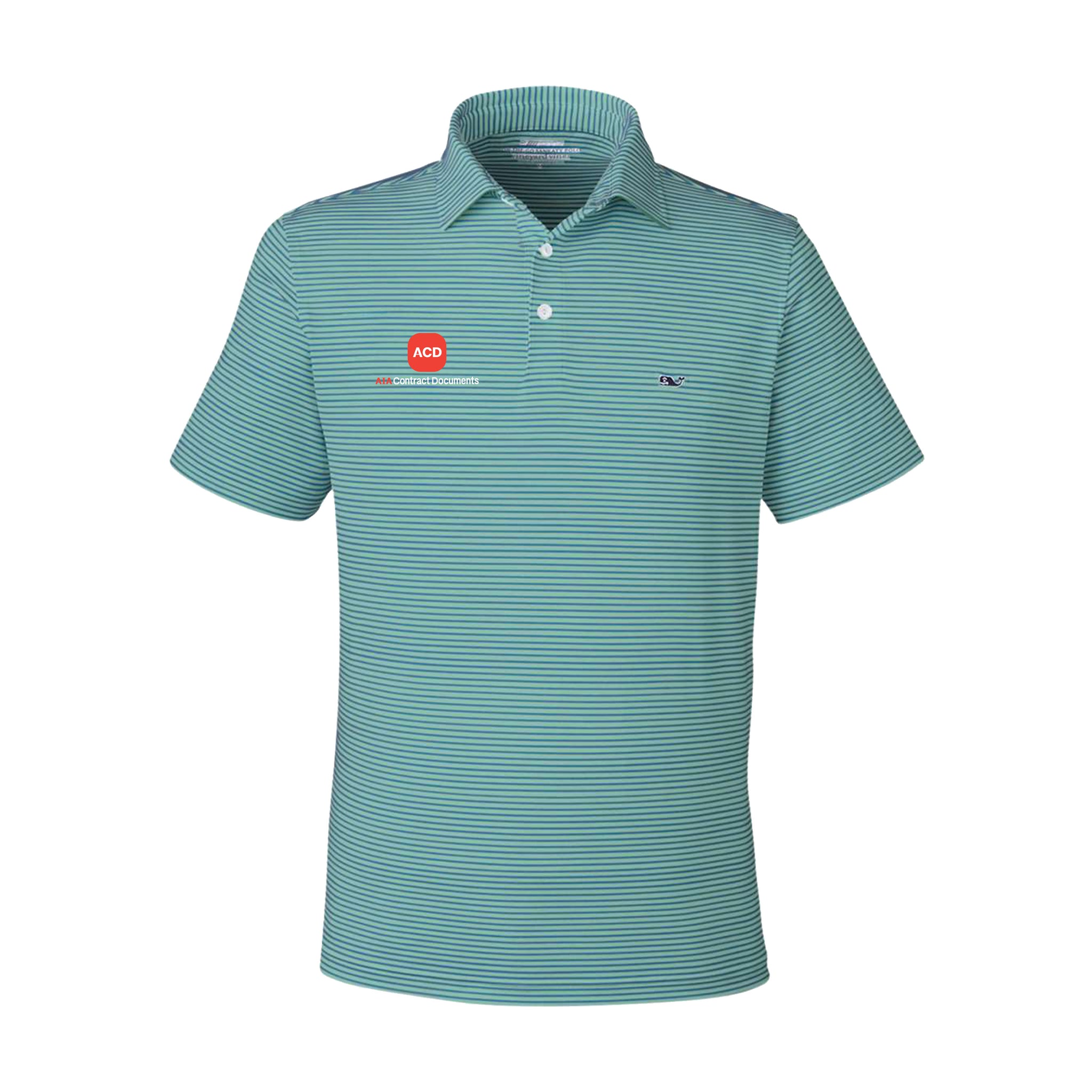 Vineyard Vines - Bradley Stripe Sankaty Polo. G012426.