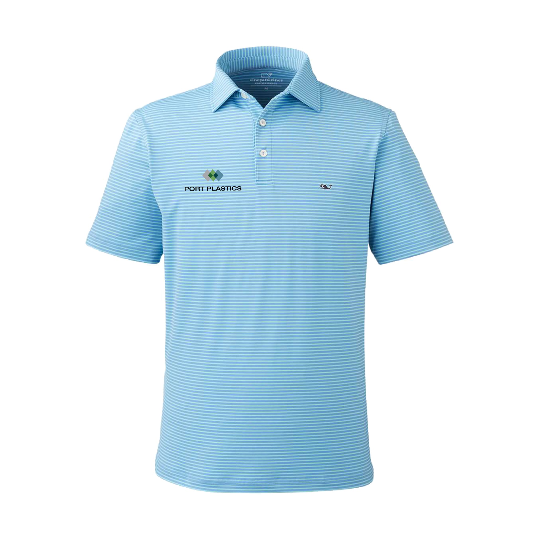 Vineyard Vines - Bradley Stripe Sankaty Polo. G012426.