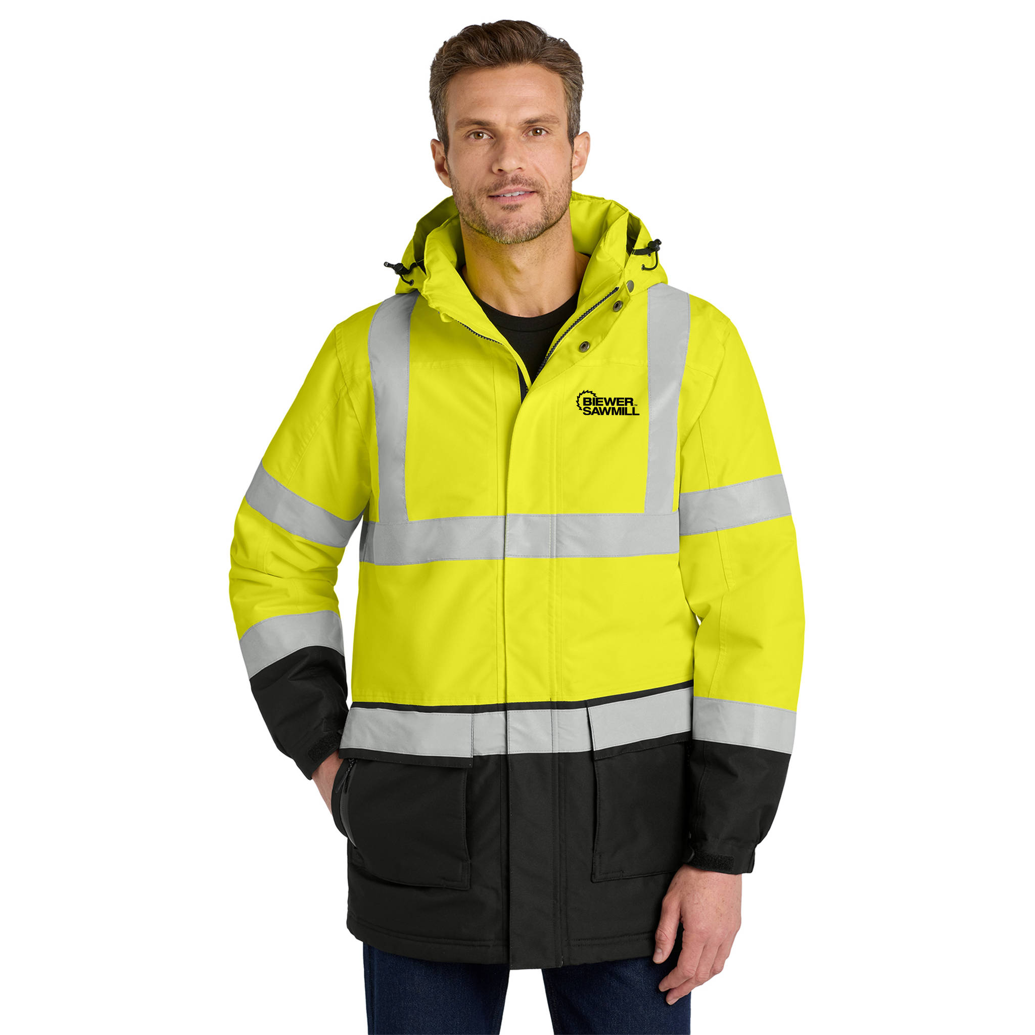 Port Authority - ANSI 107 Class 3 Safety Heavyweight Parka. J799S.