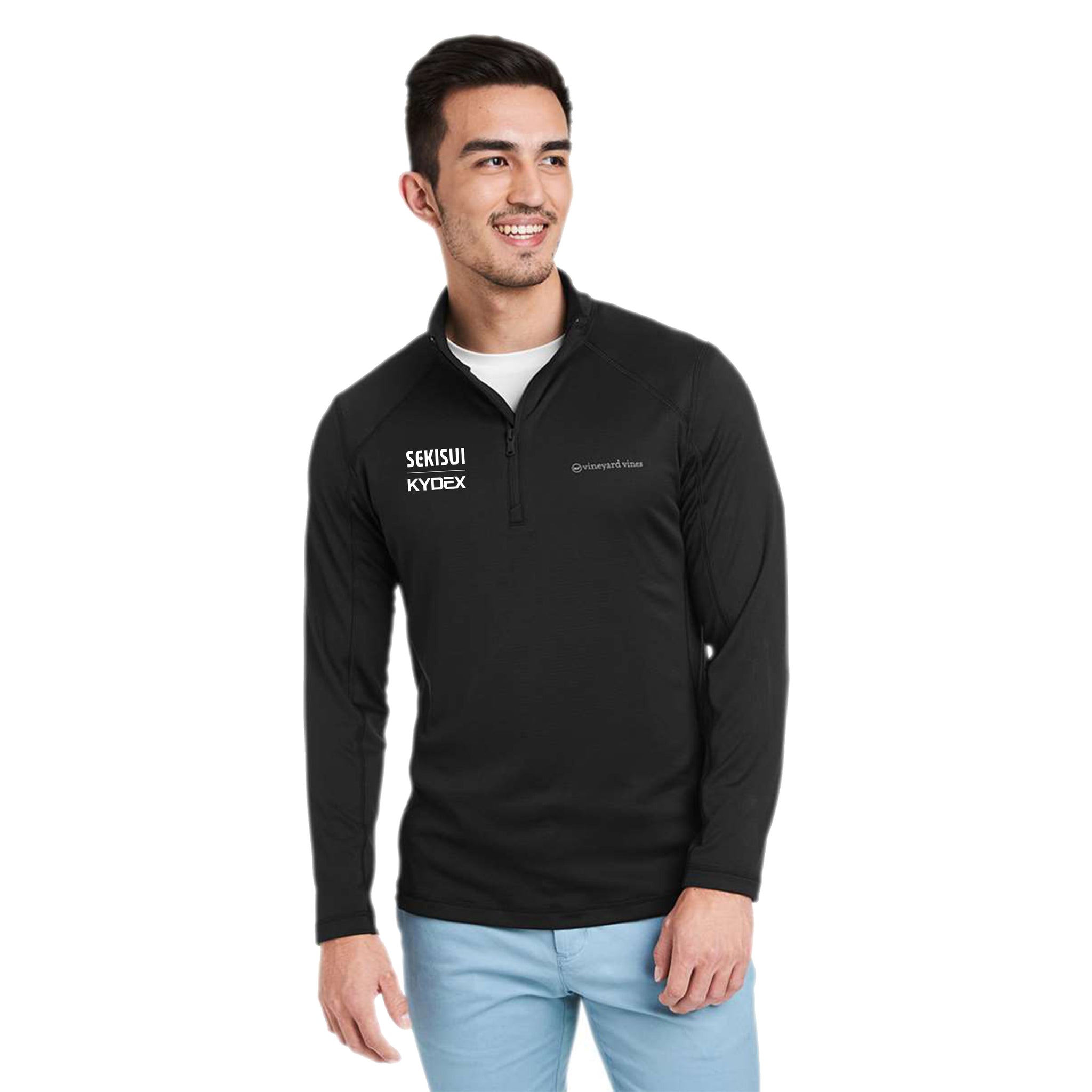 Vineyard Vines - Sankaty Quarter-Zip Pullover. K002709.