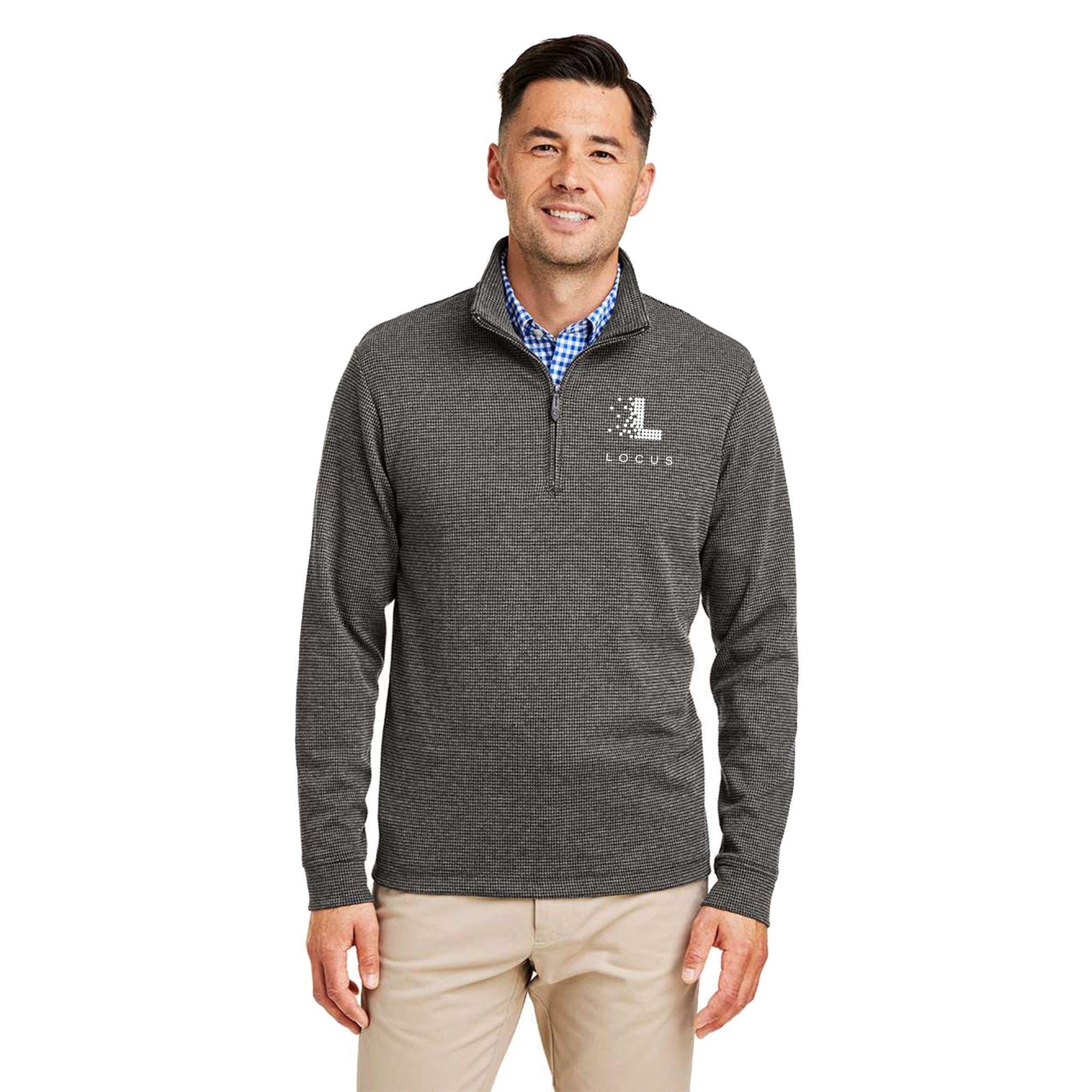 Vineyard Vines - Men's Bluffs Quarter-Zip Pullover. K004693. [NEW]