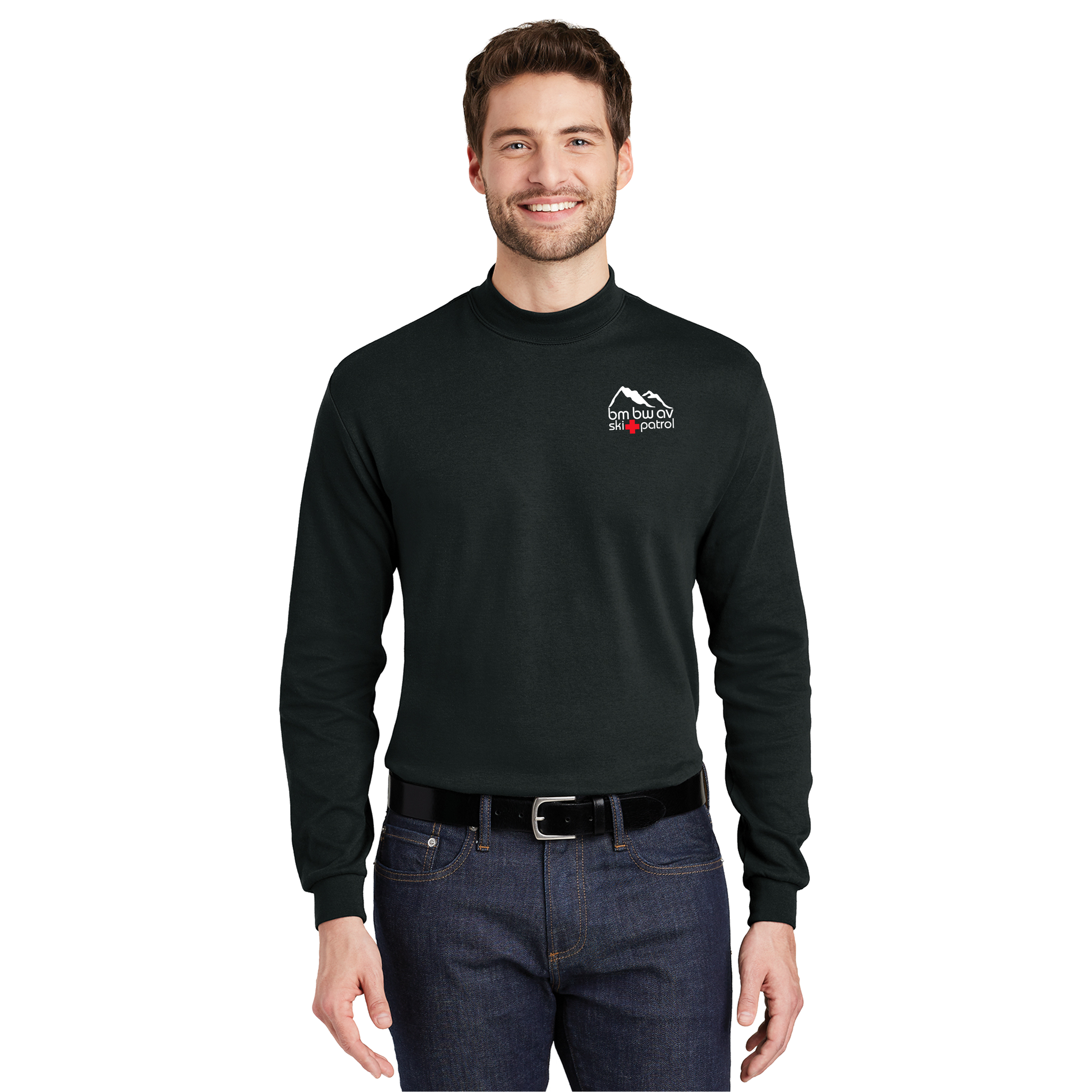 Port Authority - Interlock Knit Mock Turtleneck. K321.