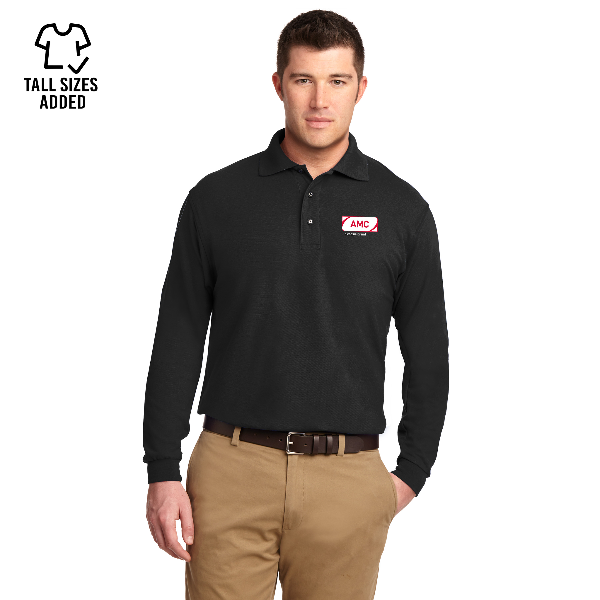 Port Authority - Long Sleeve Silk Touch Polo. K500LS.