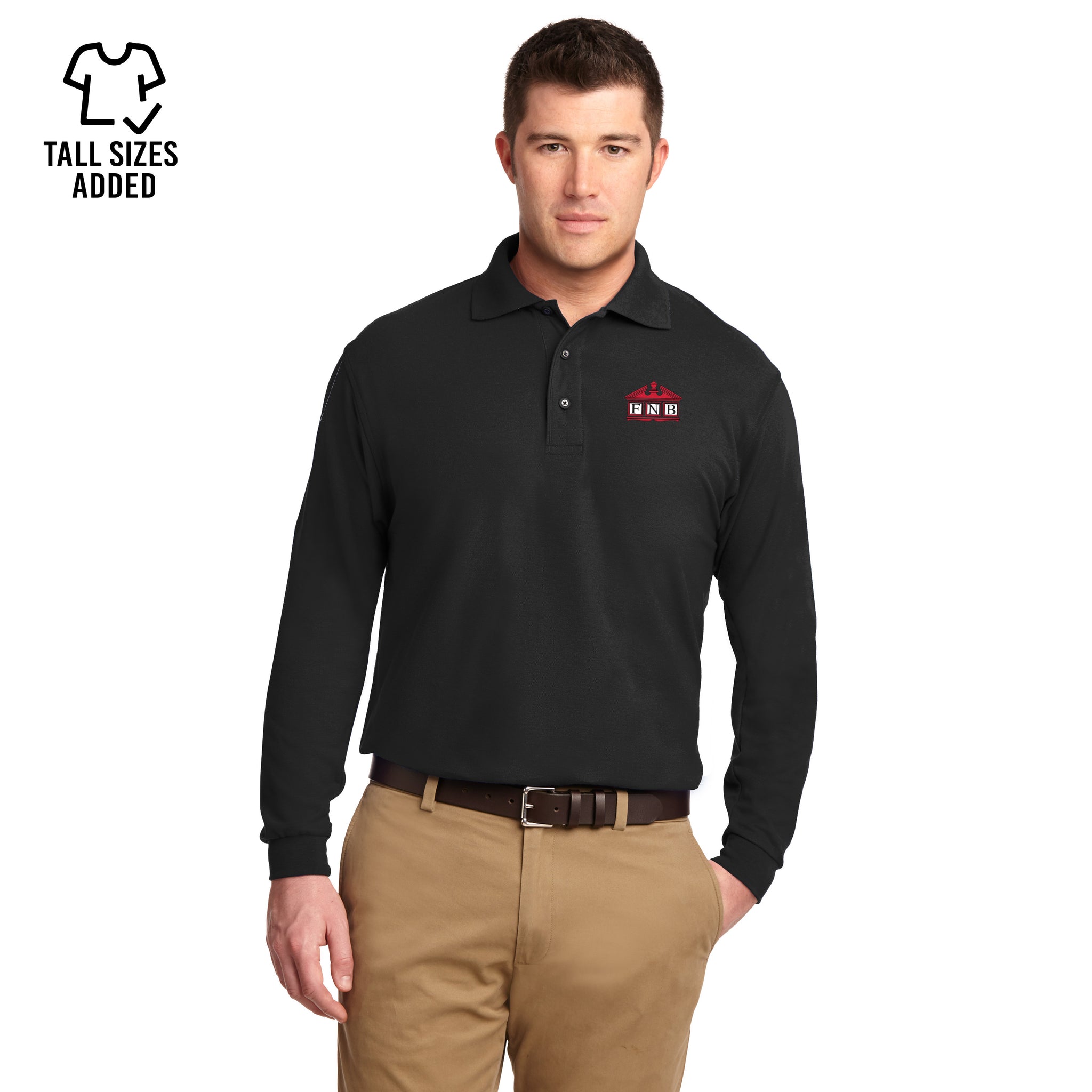 Port Authority - Silk Touch Long Sleeve Polo. K500LS.