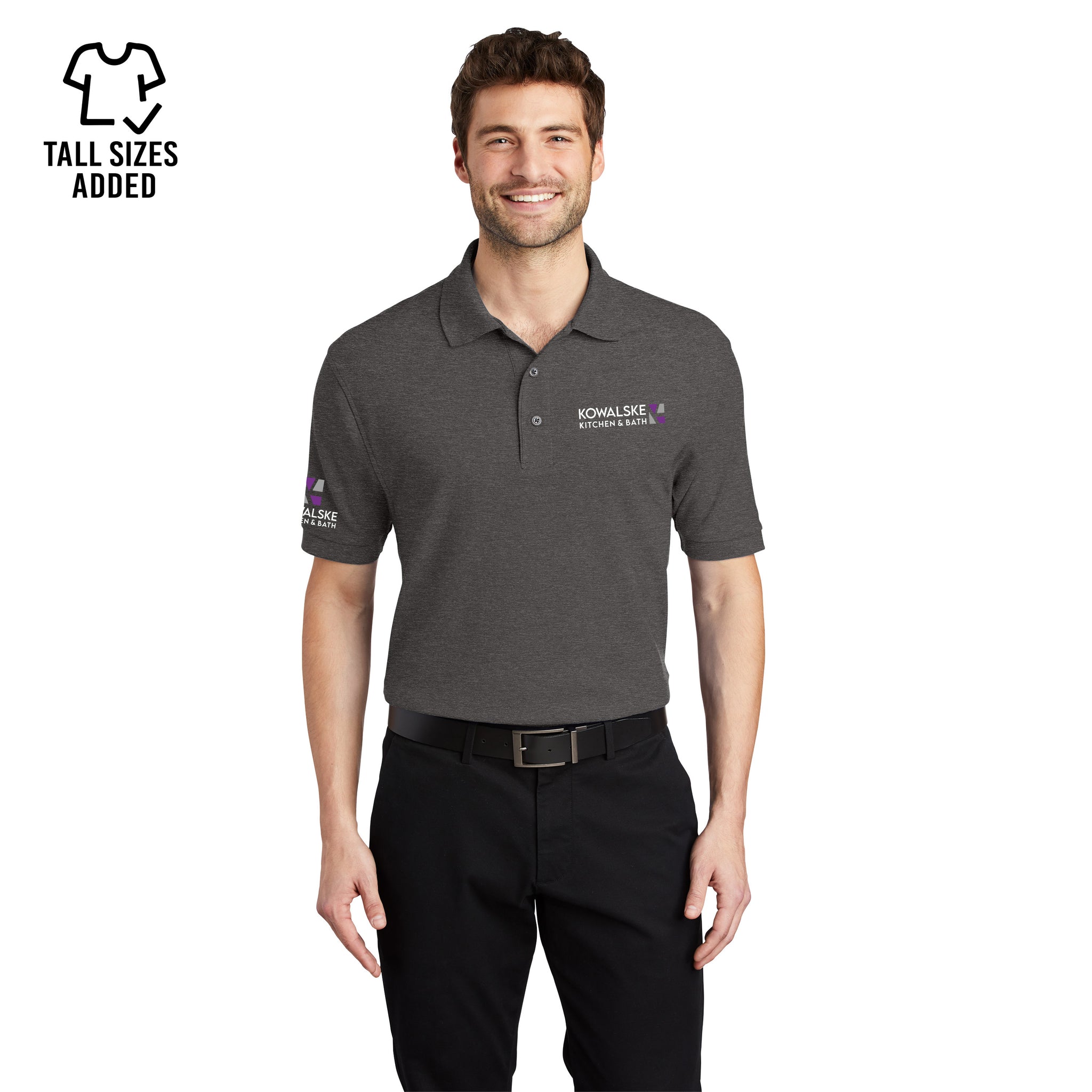 Port Authority - Silk Touch Polo. K500. [+SLEEVE]