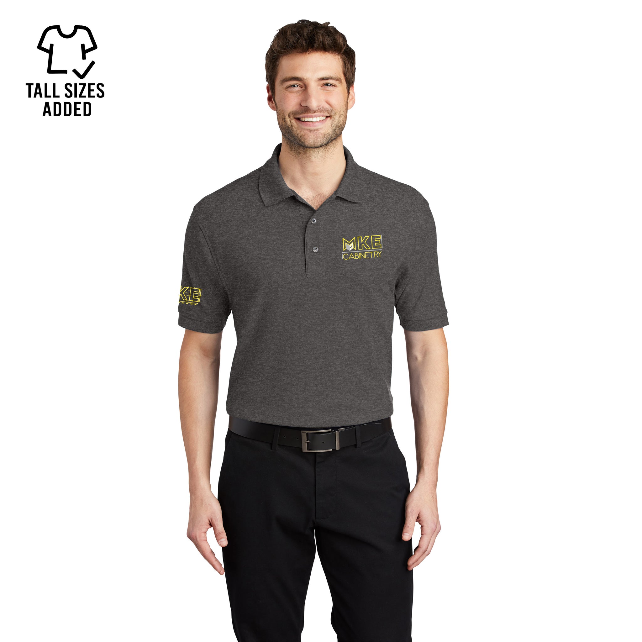 Port Authority - Silk Touch Polo. K500. [+SLEEVE]