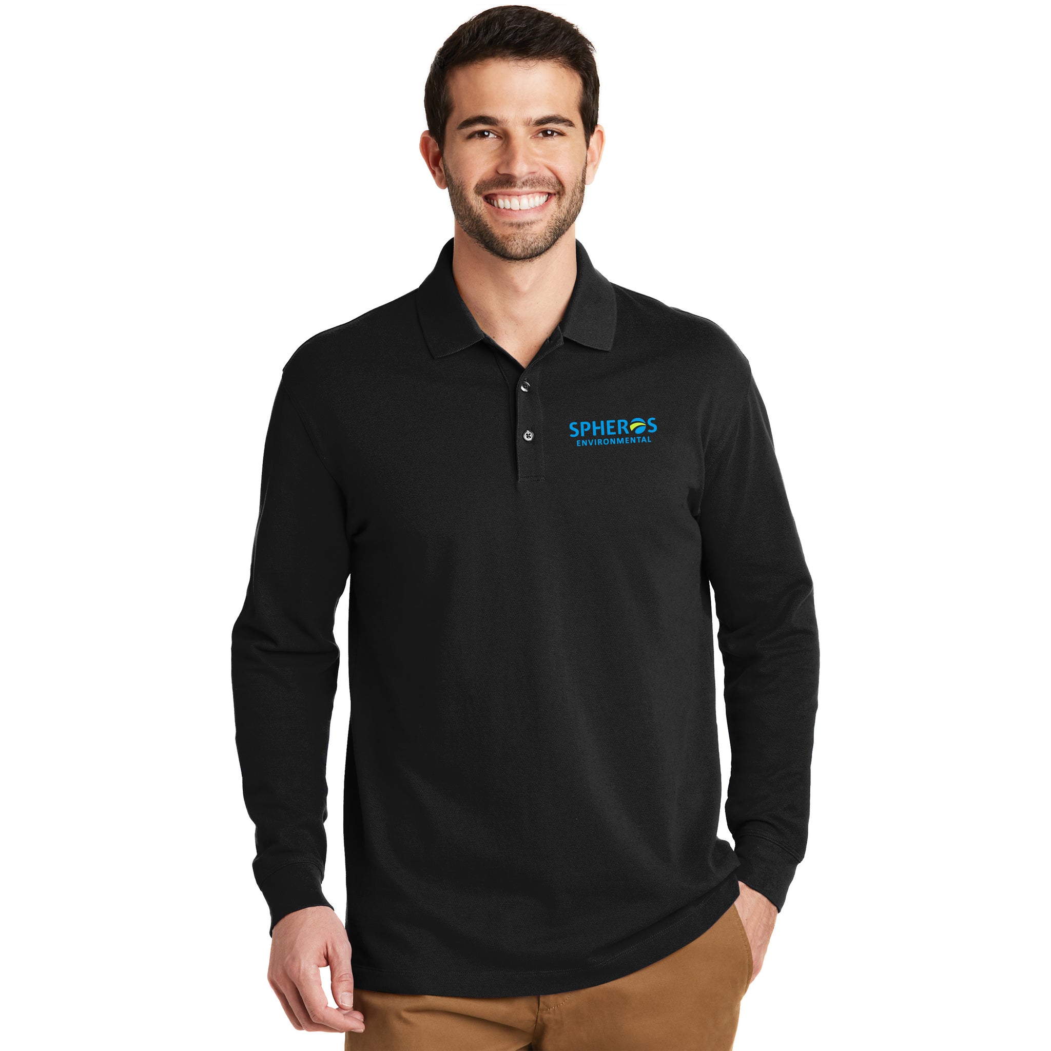 Port Authority - Long Sleeve EZCotton Polo. K8000LS.