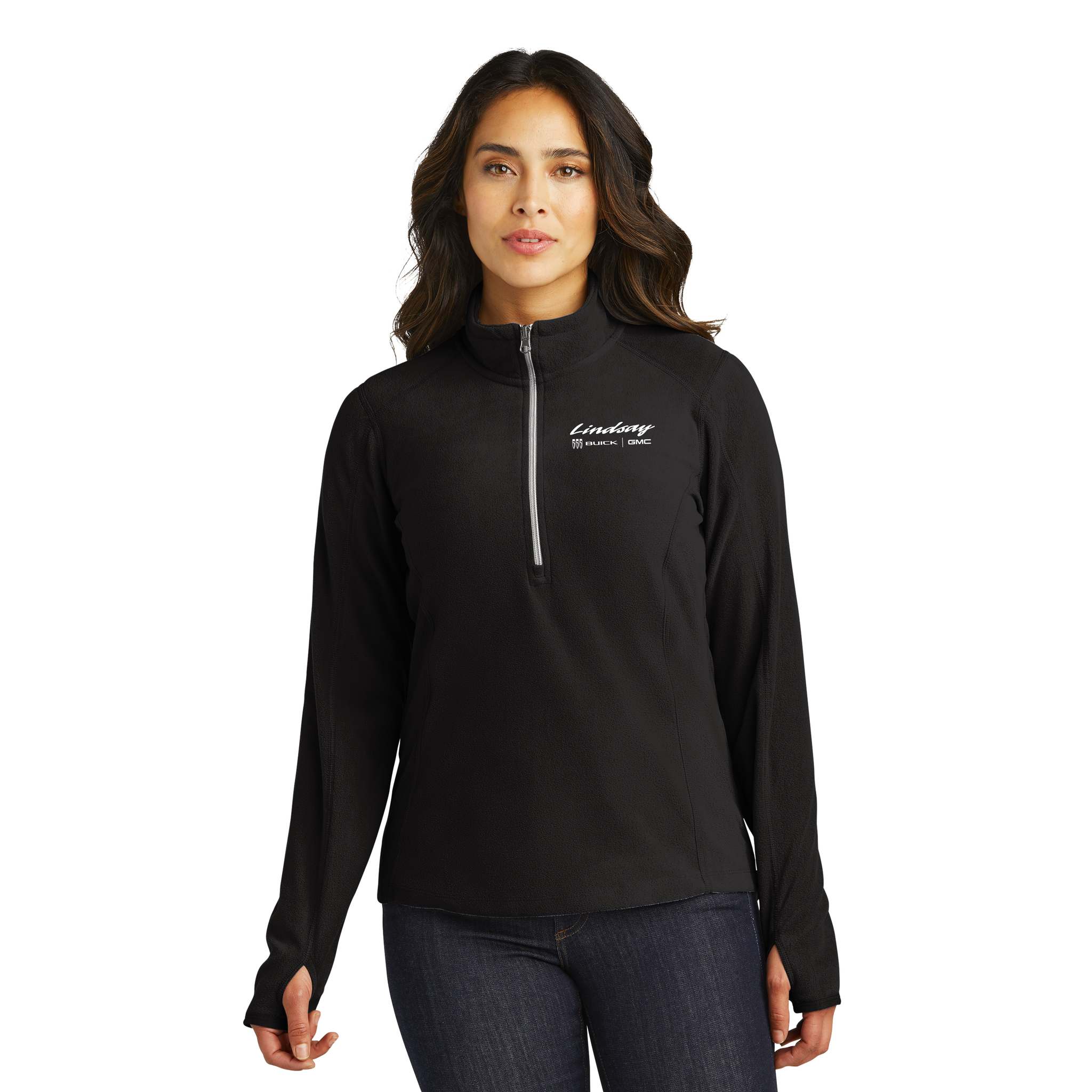 Port Authority - Ladies Microfleece 1/2-Zip Pullover. L224.