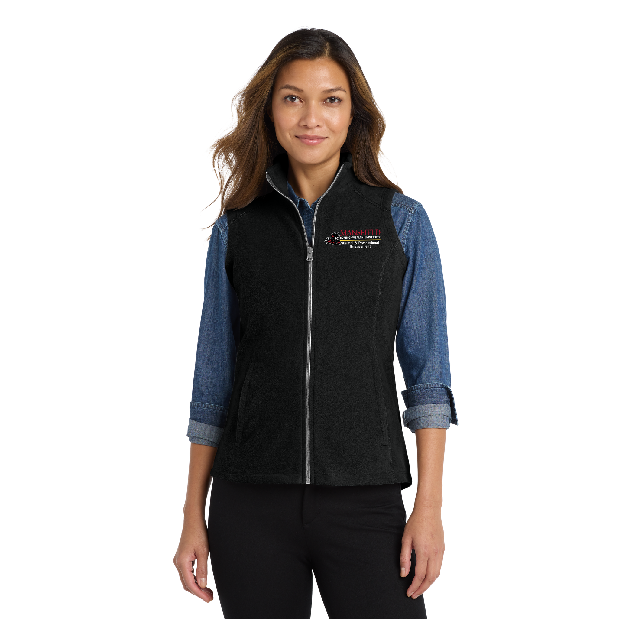 Port Authority - Ladies Microfleece Vest. L226. (MANSFIELD)
