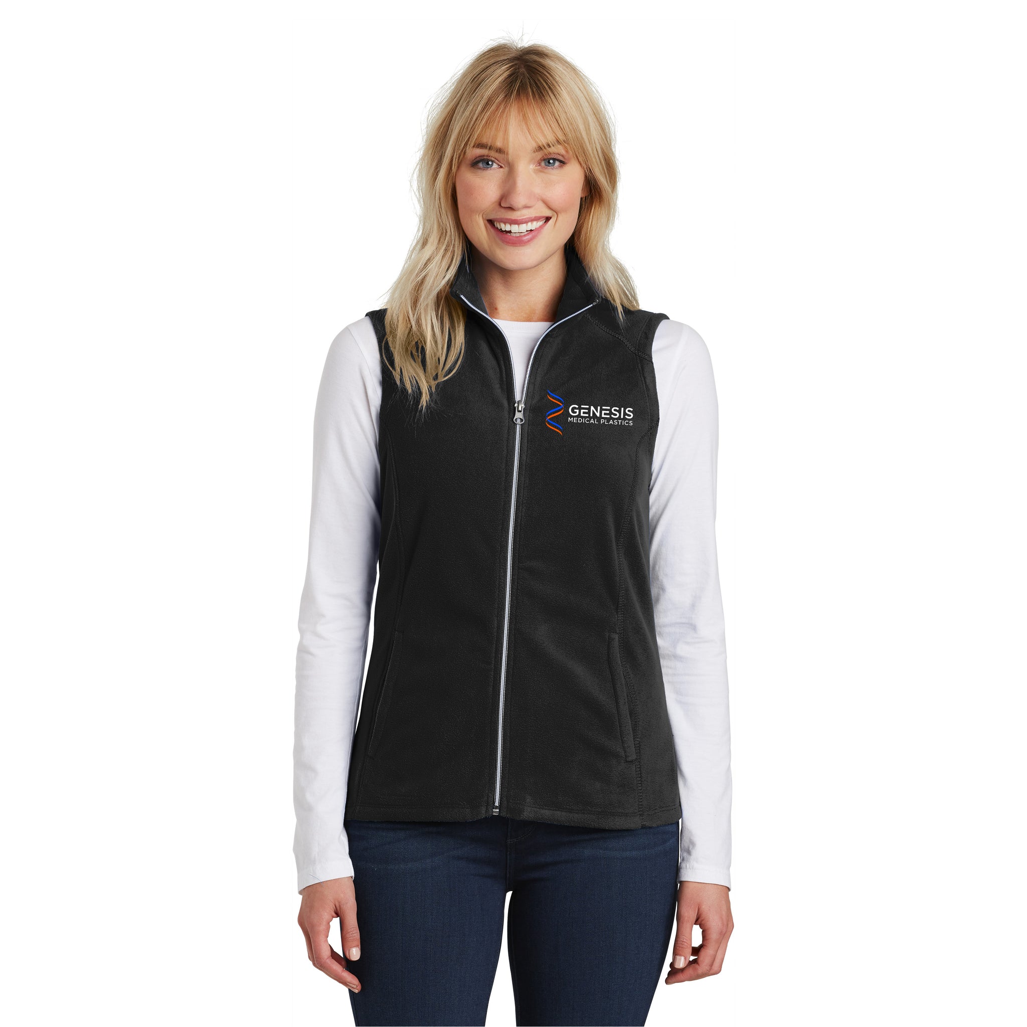 Port Authority - Ladies Microfleece Vest. L226.