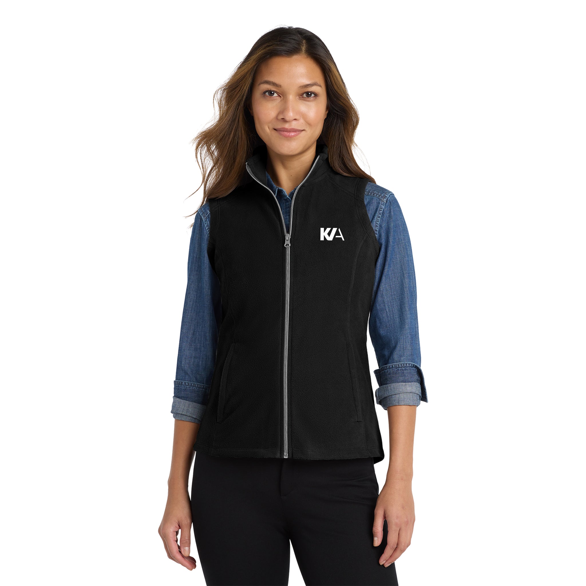 Port Authority - Ladies Microfleece Vest. L226.