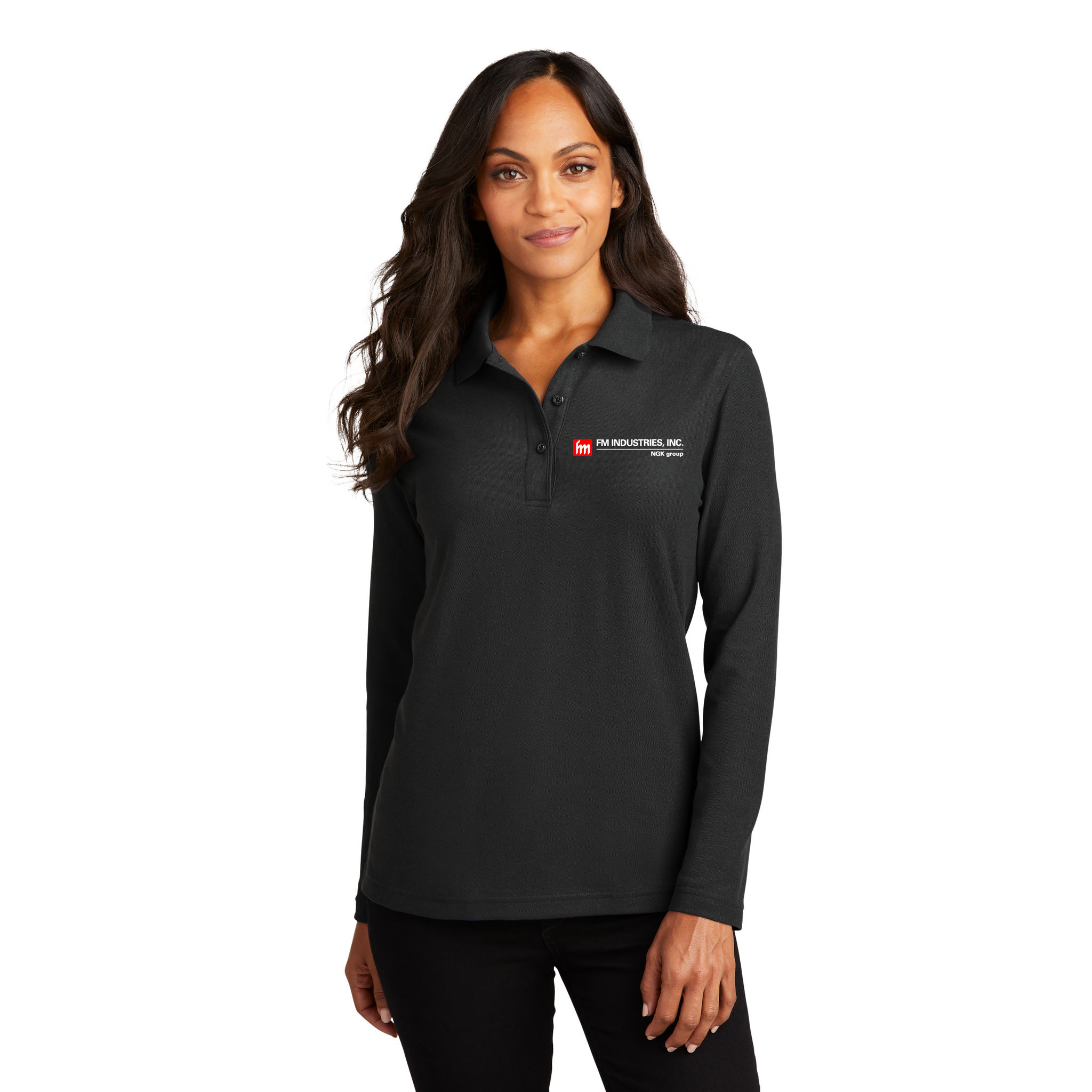 Port Authority - Ladies Long Sleeve Silk Touch Polo. L500LS.