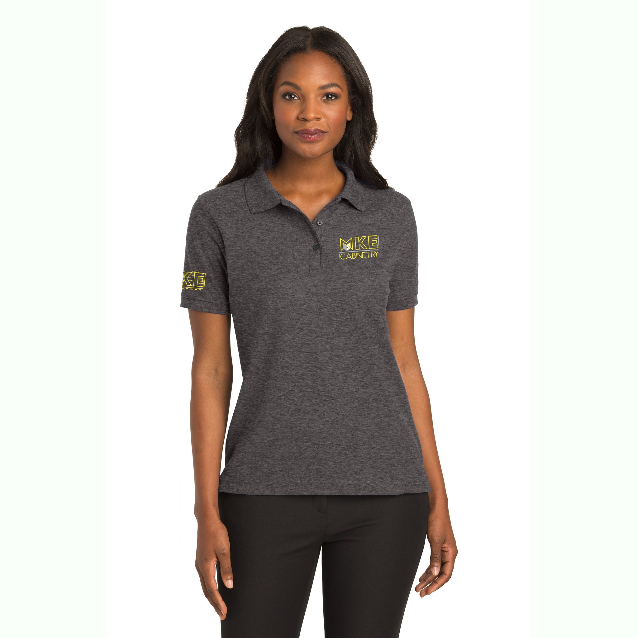 Port Authority - Ladies Silk Touch Polo. L500. [+SLEEVE]