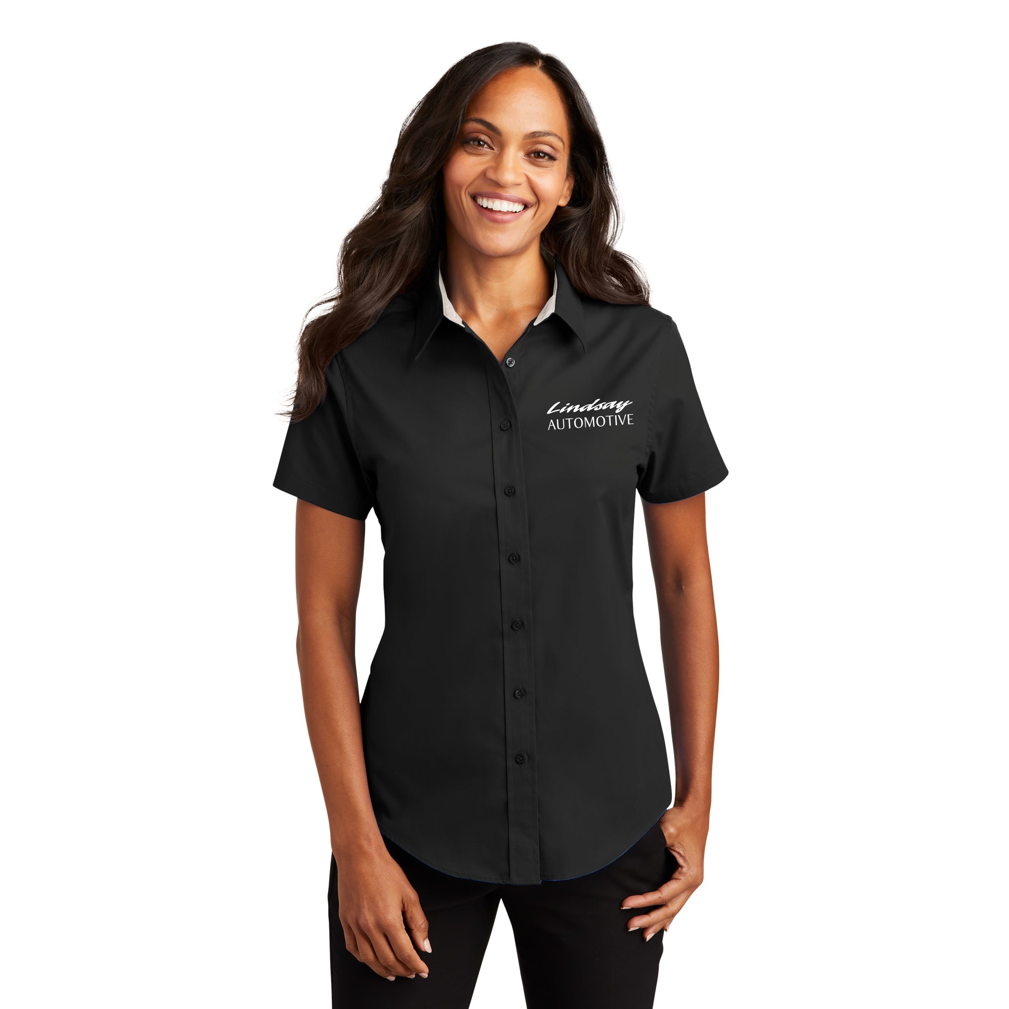 Port Authority - Ladies Short Sleeve Easy Care Shirt. L508.