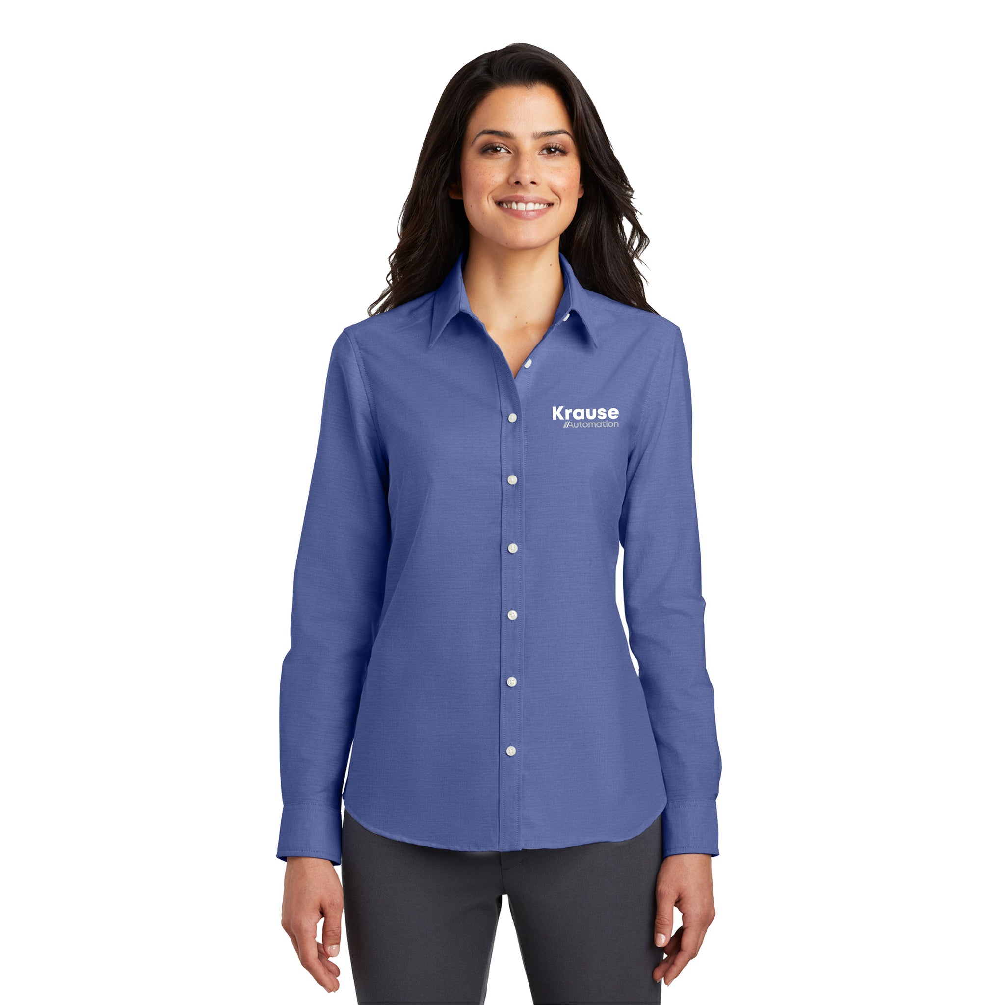 Port Authority - Ladies SuperPro Oxford Shirt. L658.