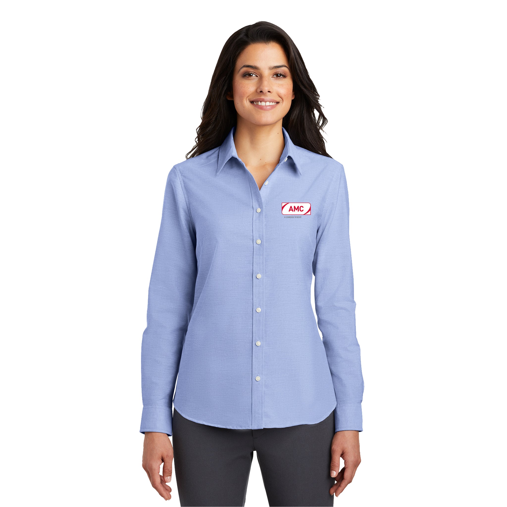 Port Authority - Ladies SuperPro Oxford Shirt. L658.