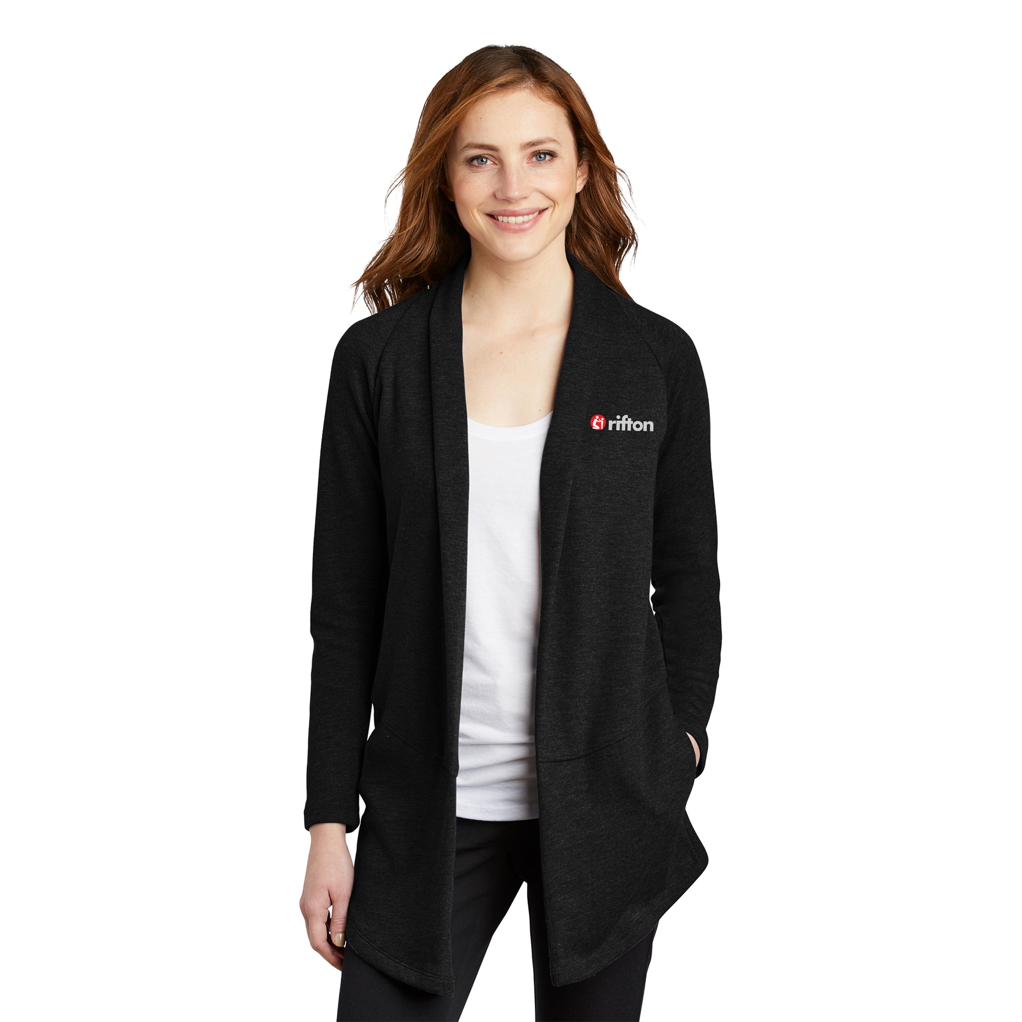Port Authority - Ladies Interlock Cardigan. L807.