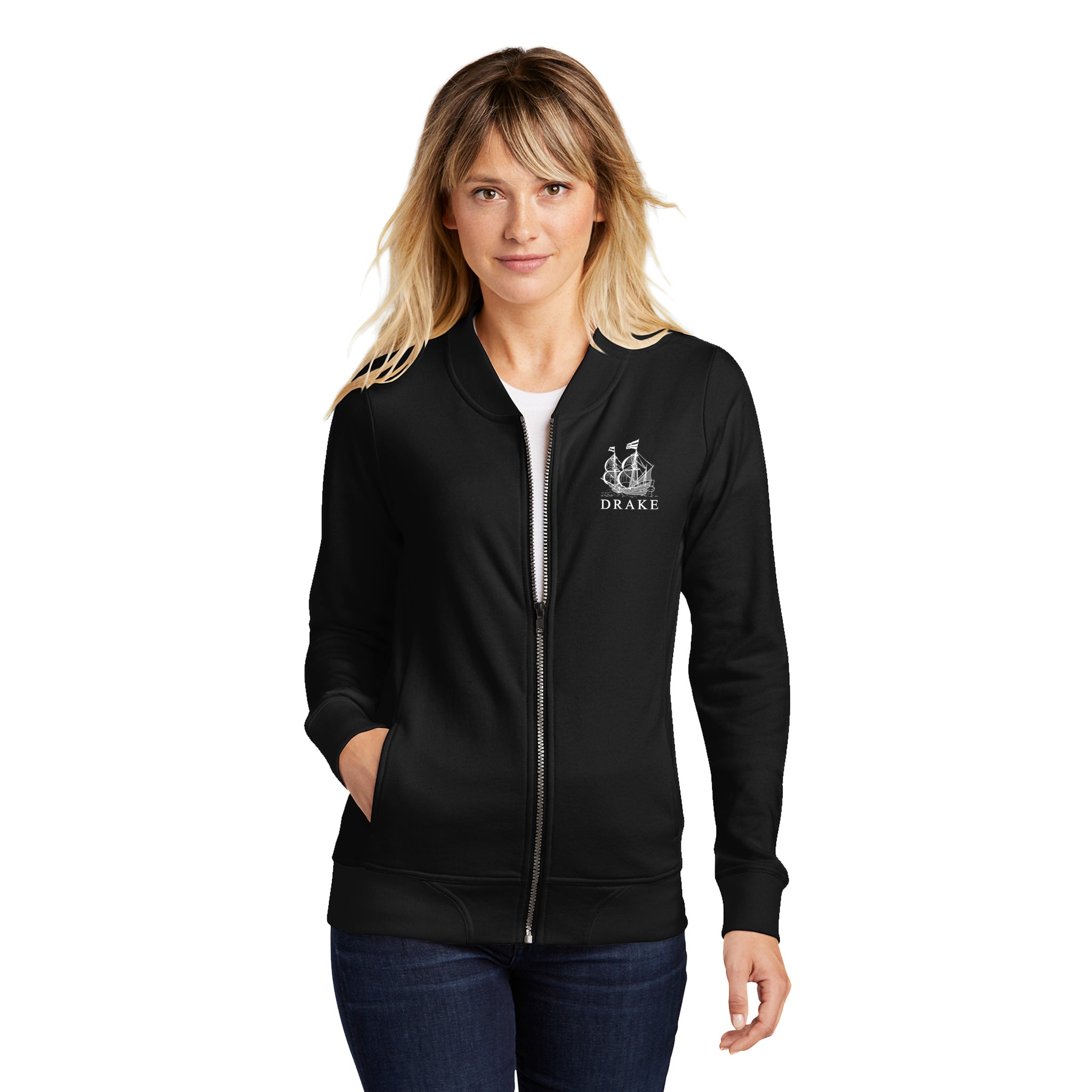 Sport-Tek - Ladies Lightweight French Terry Bomber. LST274.