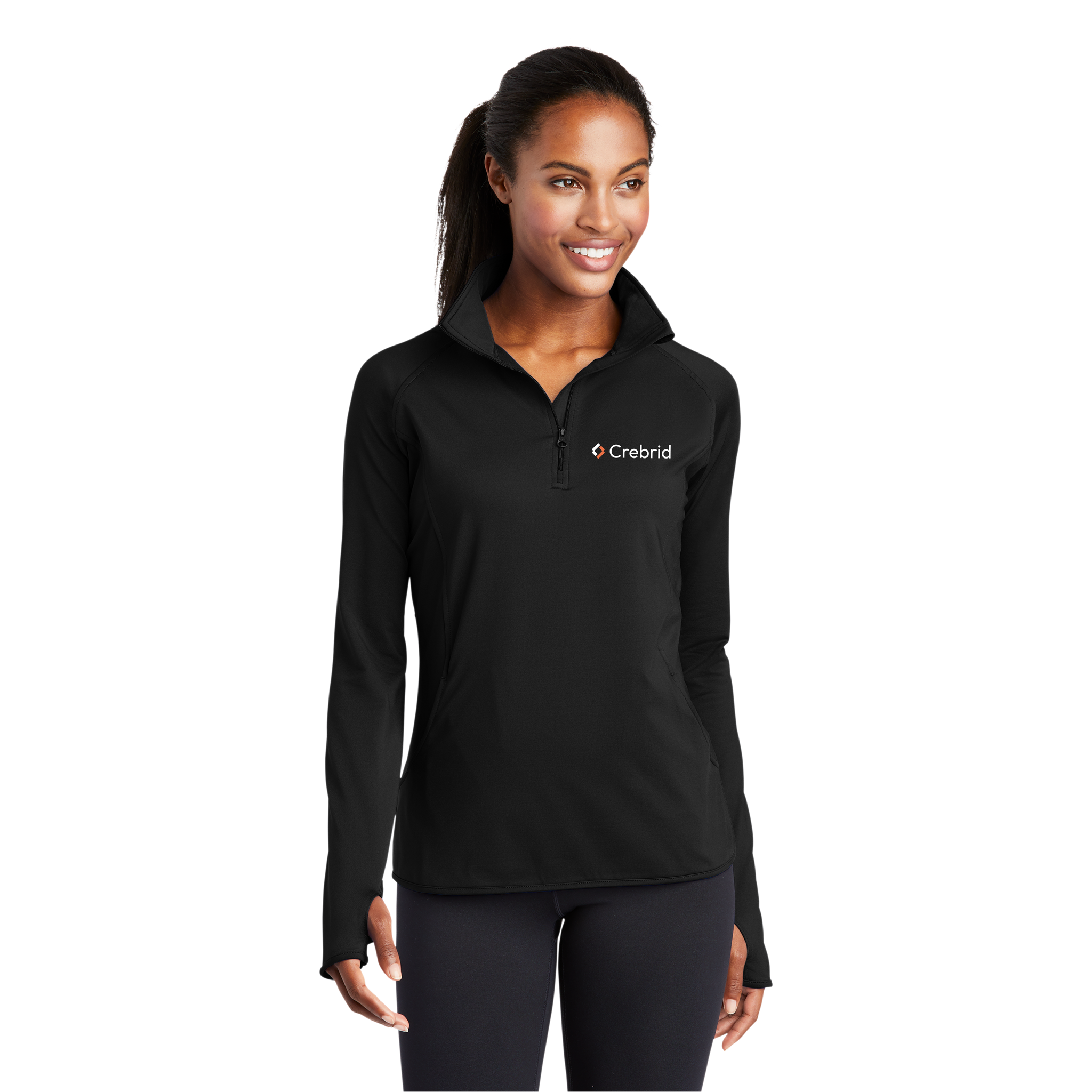 Sport Tek - Ladies Performance 1/2-Zip Pullover. LST850.