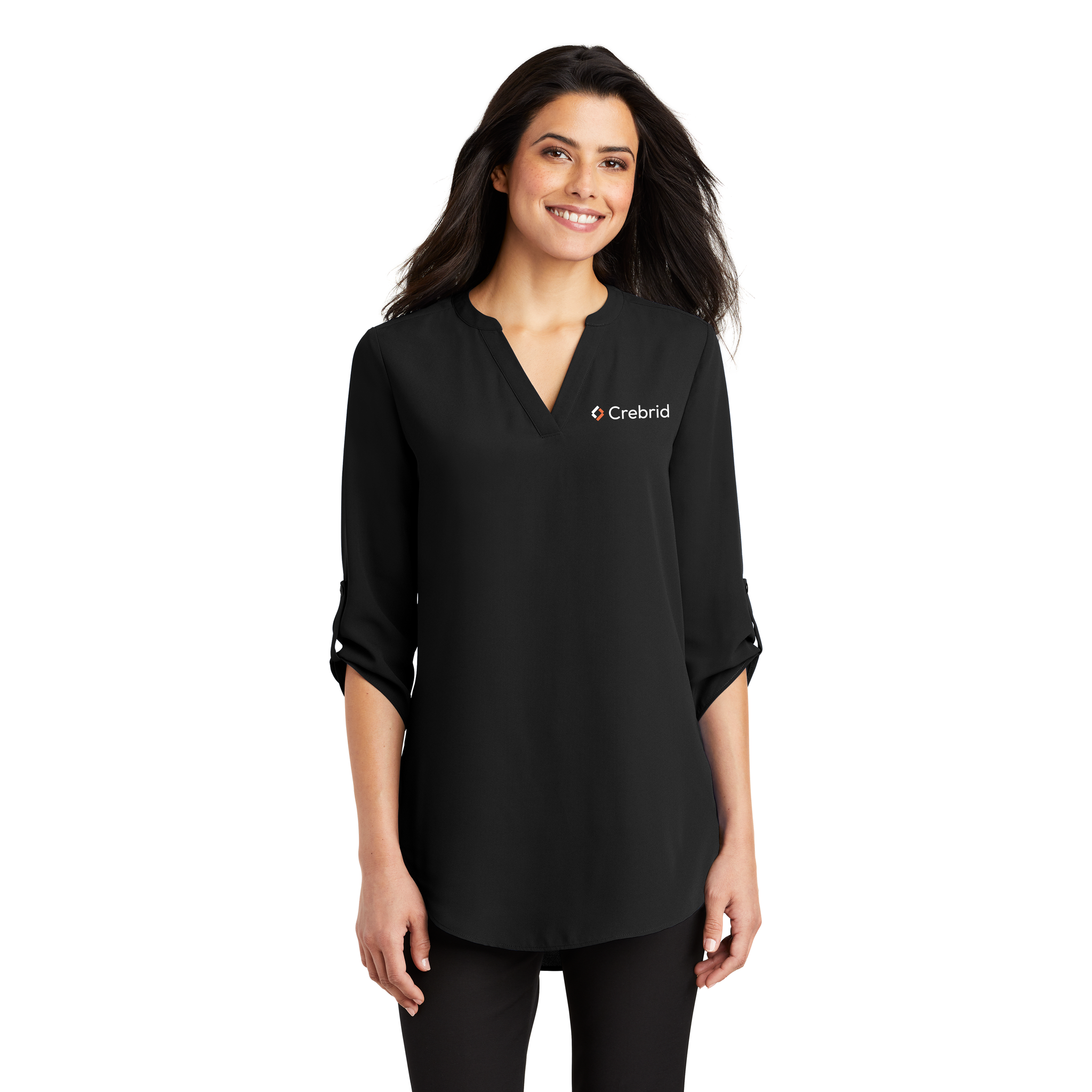 Port Authority - Ladies 3/4-Sleeve Tunic Blouse. LW701.