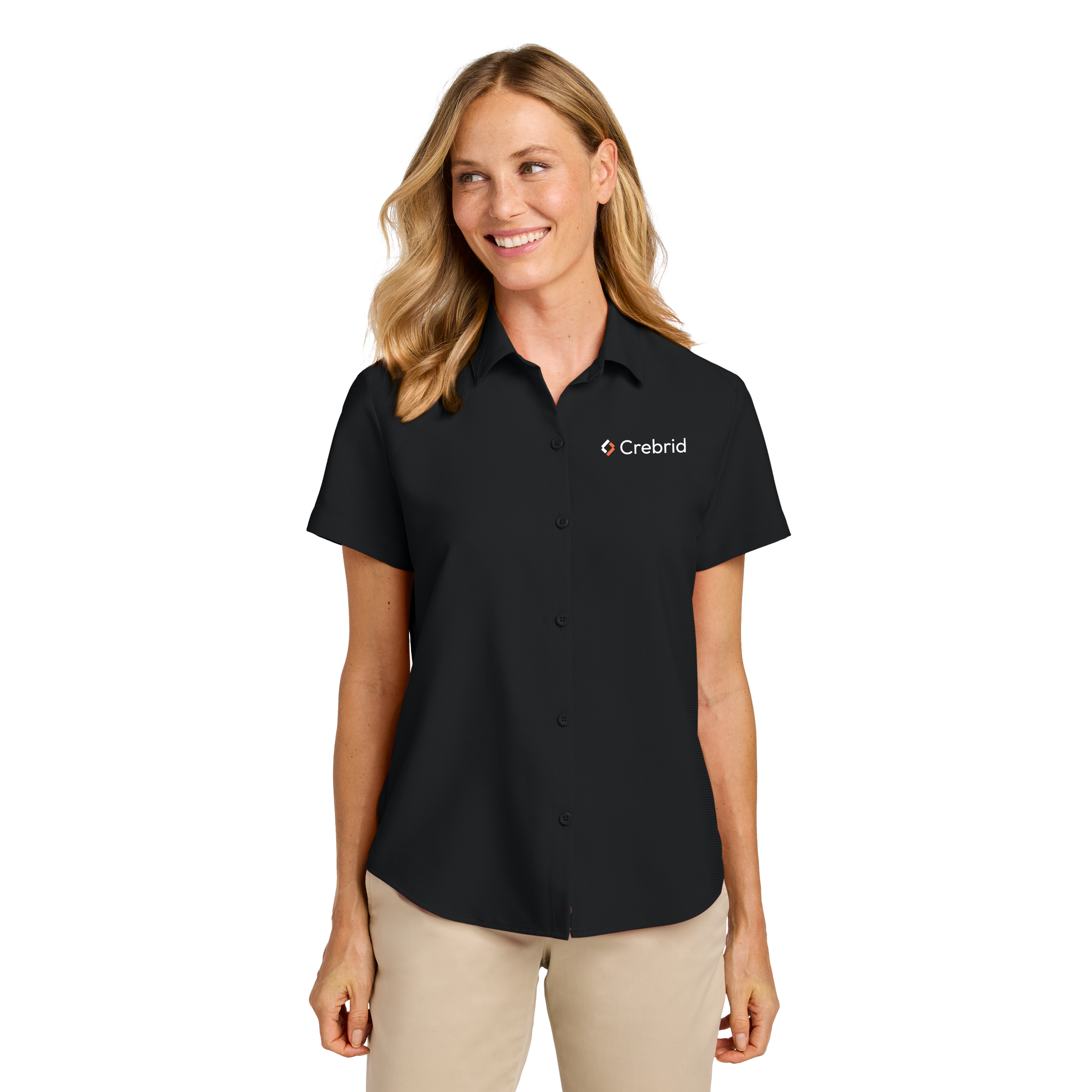 Port Authority - Ladies Short Sleeve UV Dockside Shirt. LW963.
