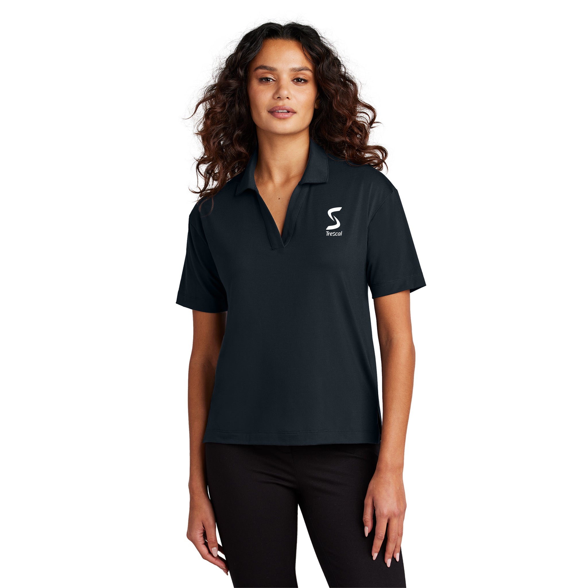 MERCER+METTLE - Ladies Stretch Jersey Polo. MM1015.