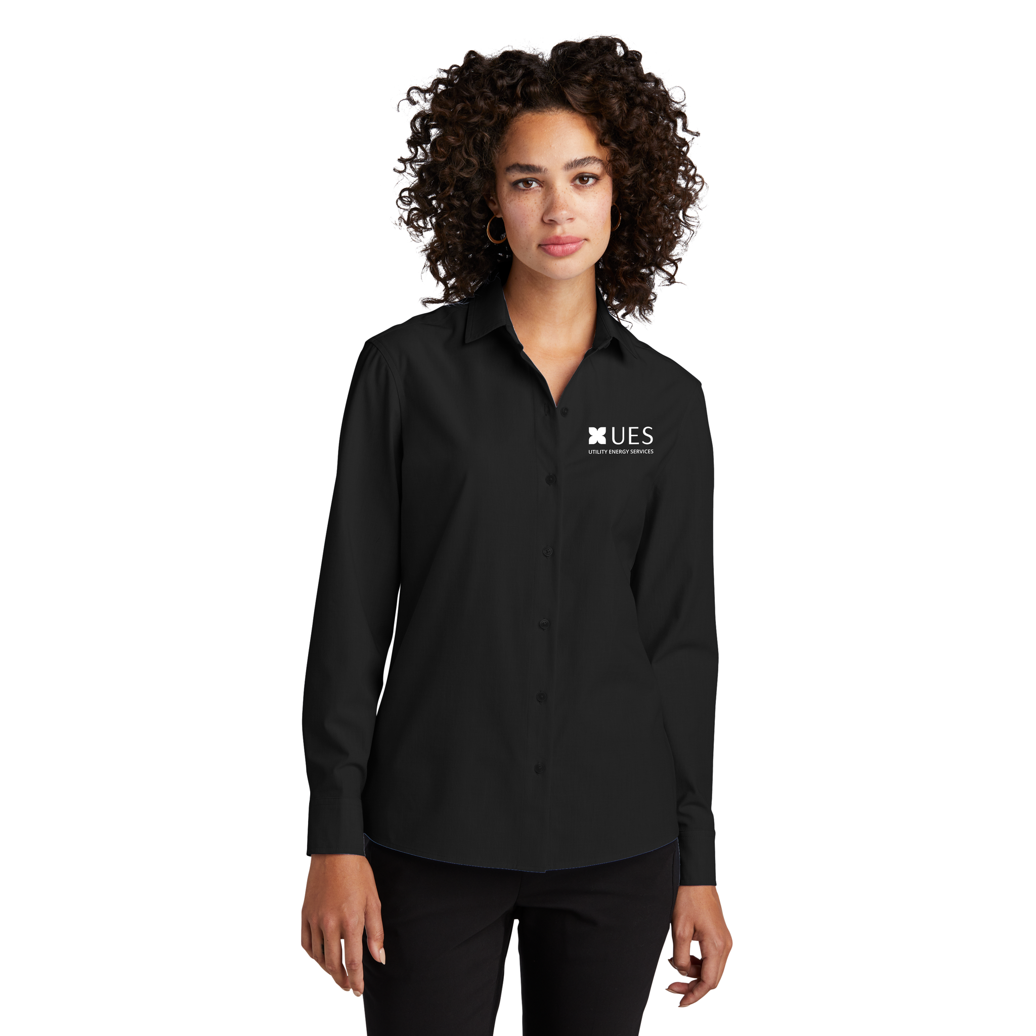 MERCER+METTLE - Ladies Long Sleeve Stretch Woven Shirt. MM2001.