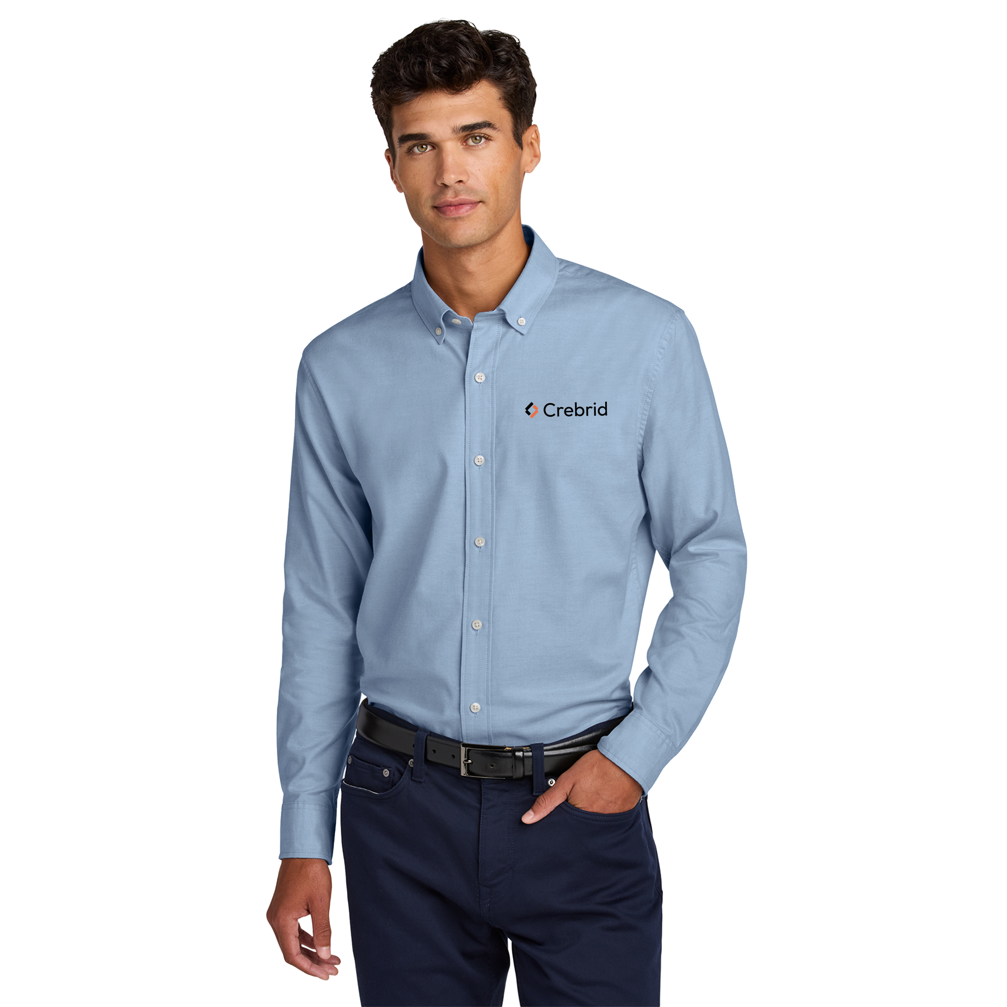 Mercer+Mettle - Long Sleeve Modern Oxford Shirt. MM2002.
